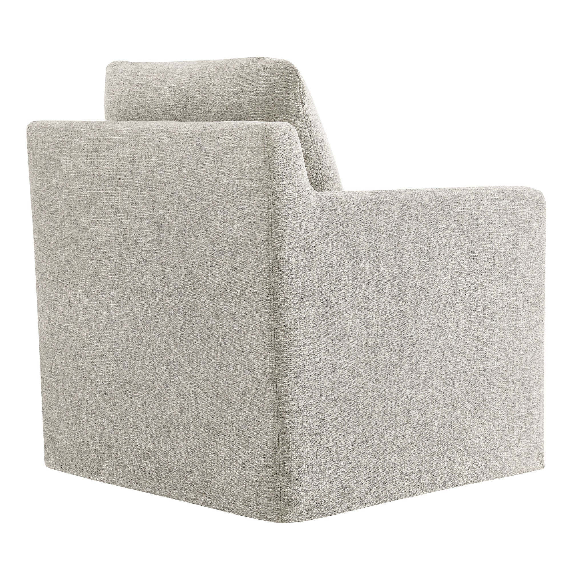 Modway Serene Fabric Slipcovered Swivel Armchair
