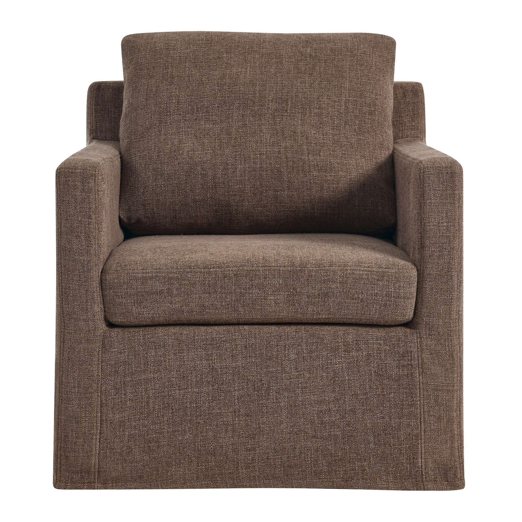 Modway Serene Fabric Slipcovered Swivel Armchair