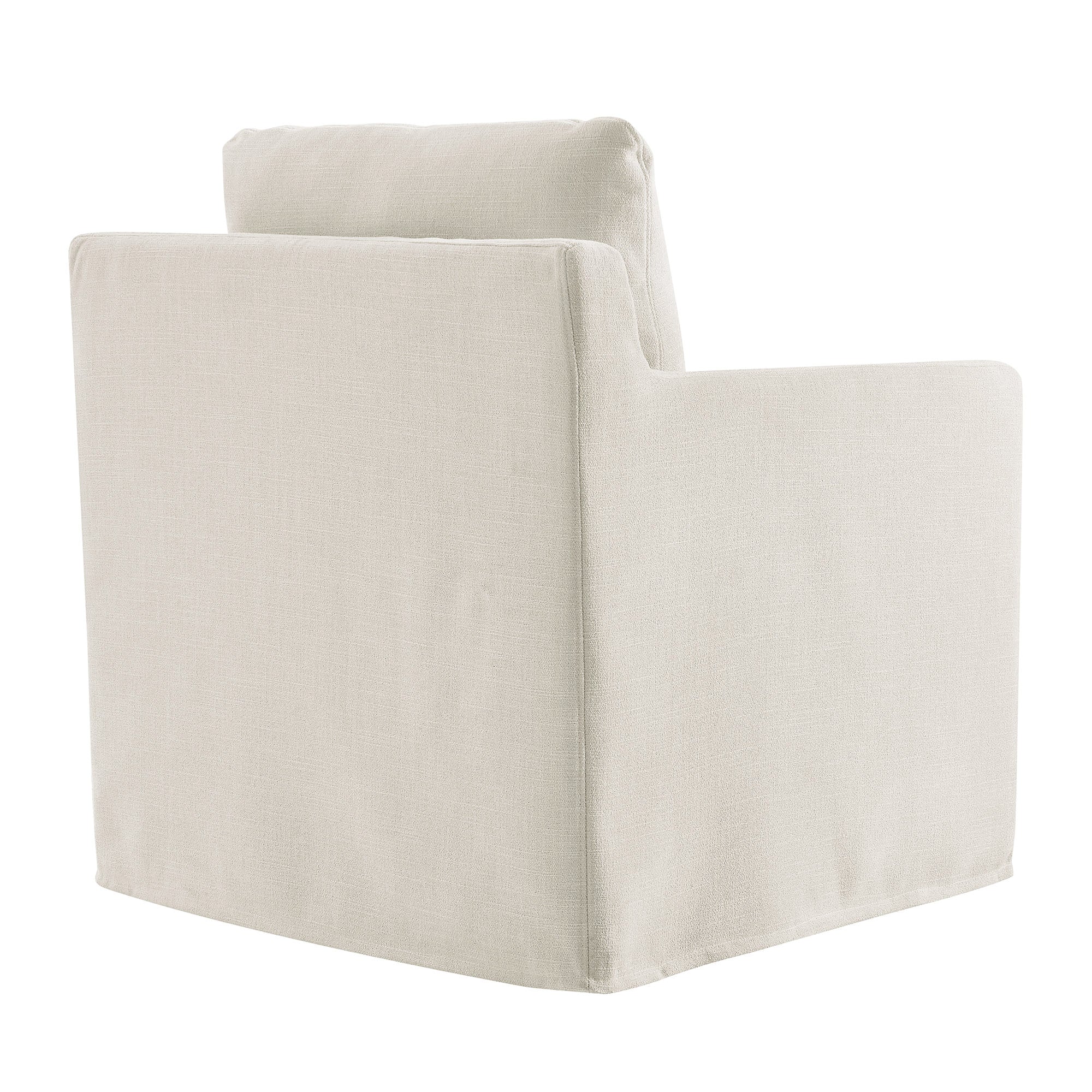 Modway Serene Fabric Slipcovered Swivel Armchair