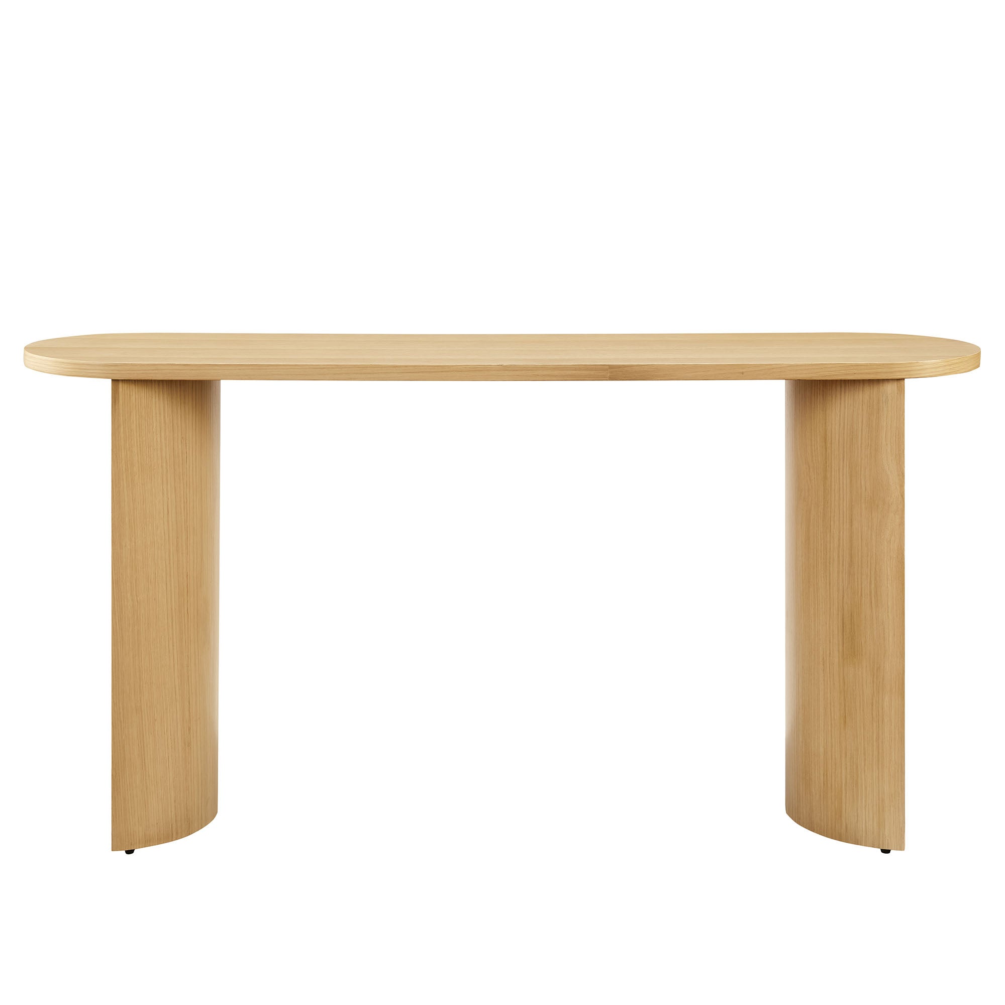 Modway Aspect Oval Wood Entryway Console Table