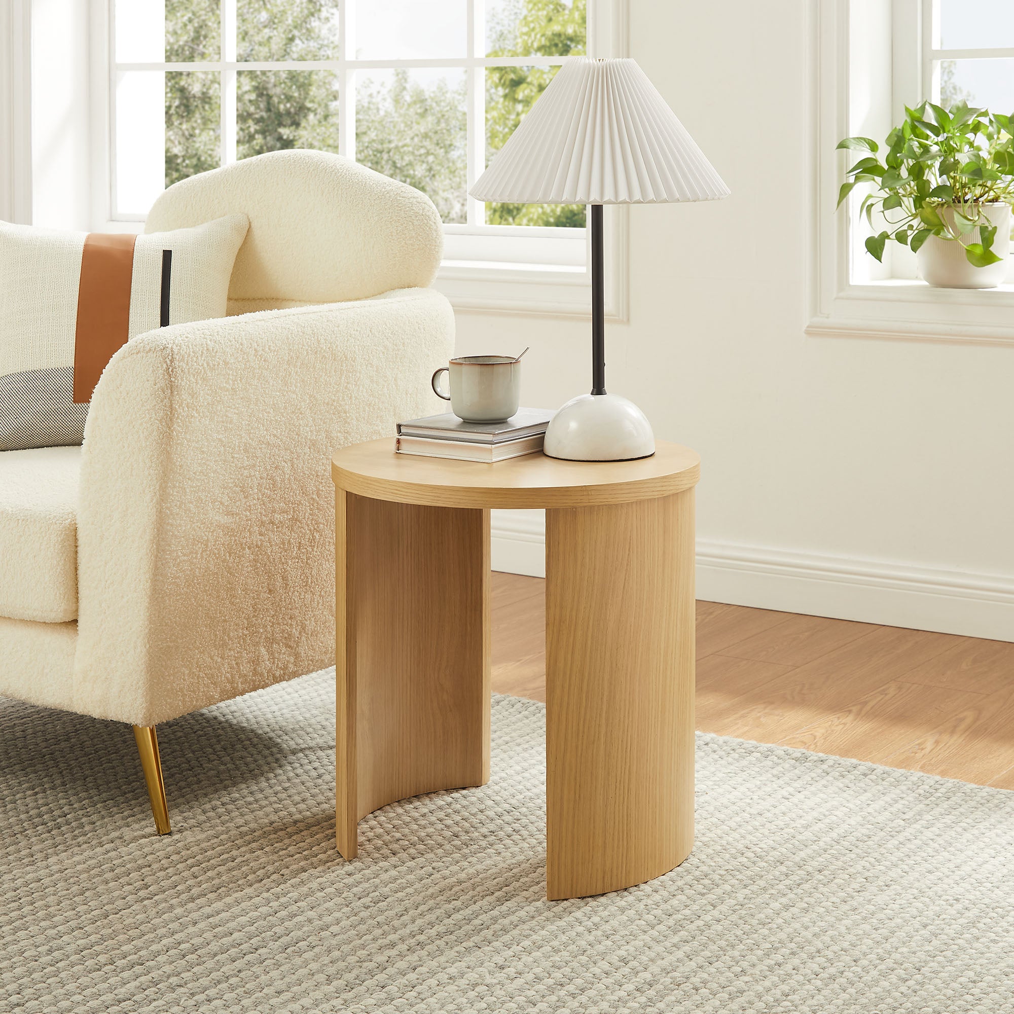 Modway Aspect Round Wood End Table