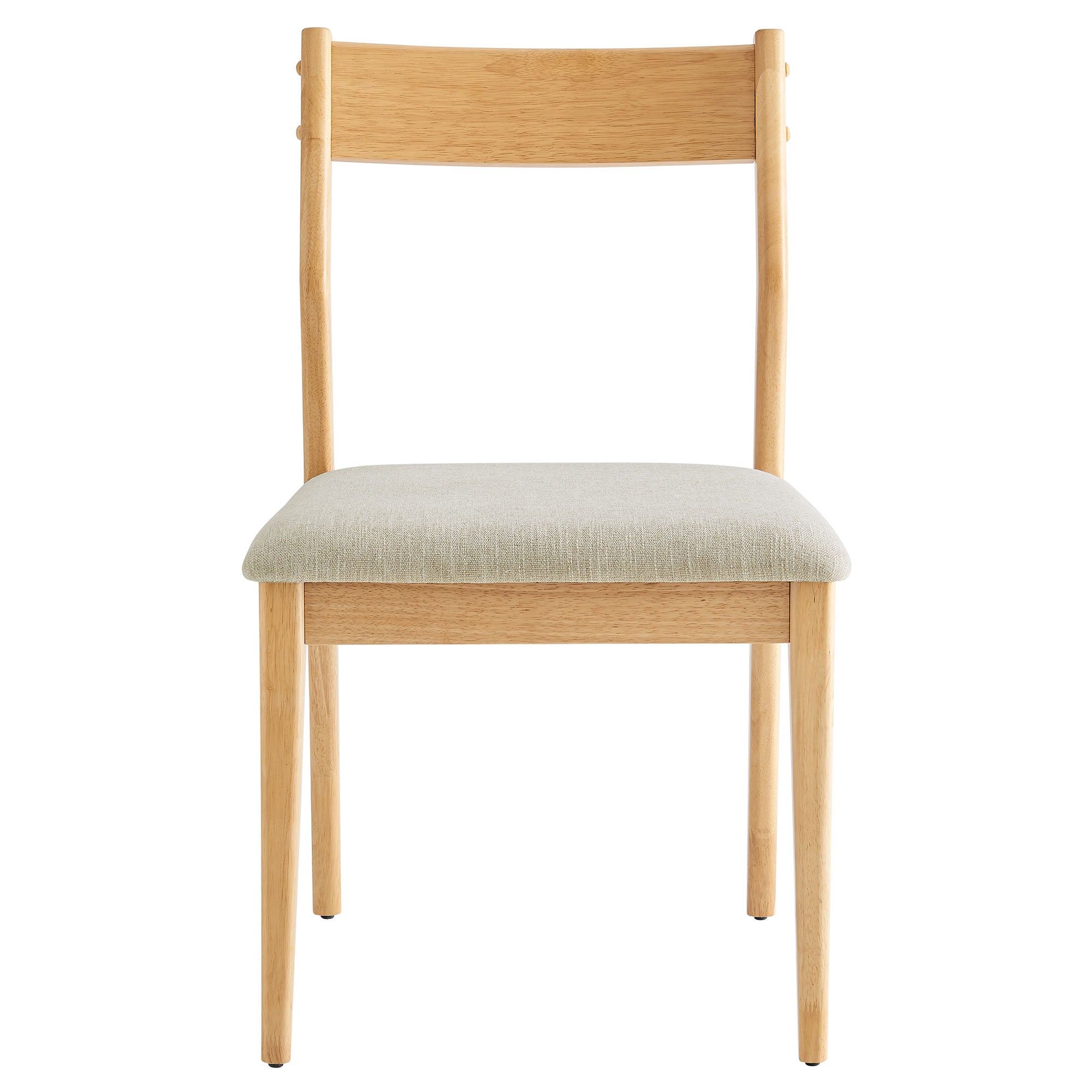 Modway Solara Fabric Wood Dining Side Chairs Set of 2
