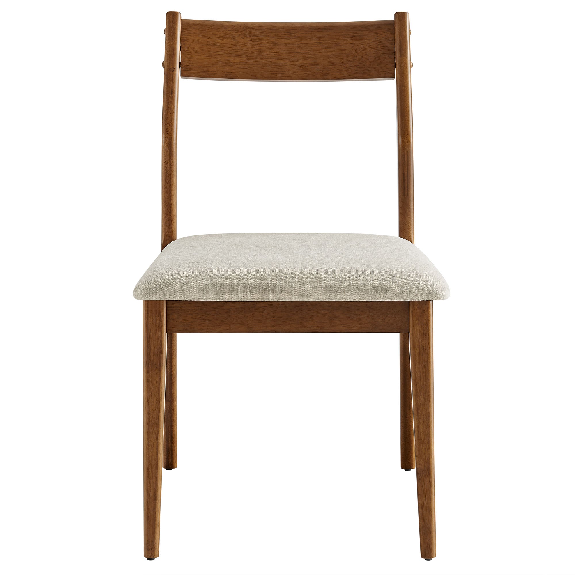 Modway Solara 7-Piece Wood Dining Set with Fabric Upholstered Armchairs