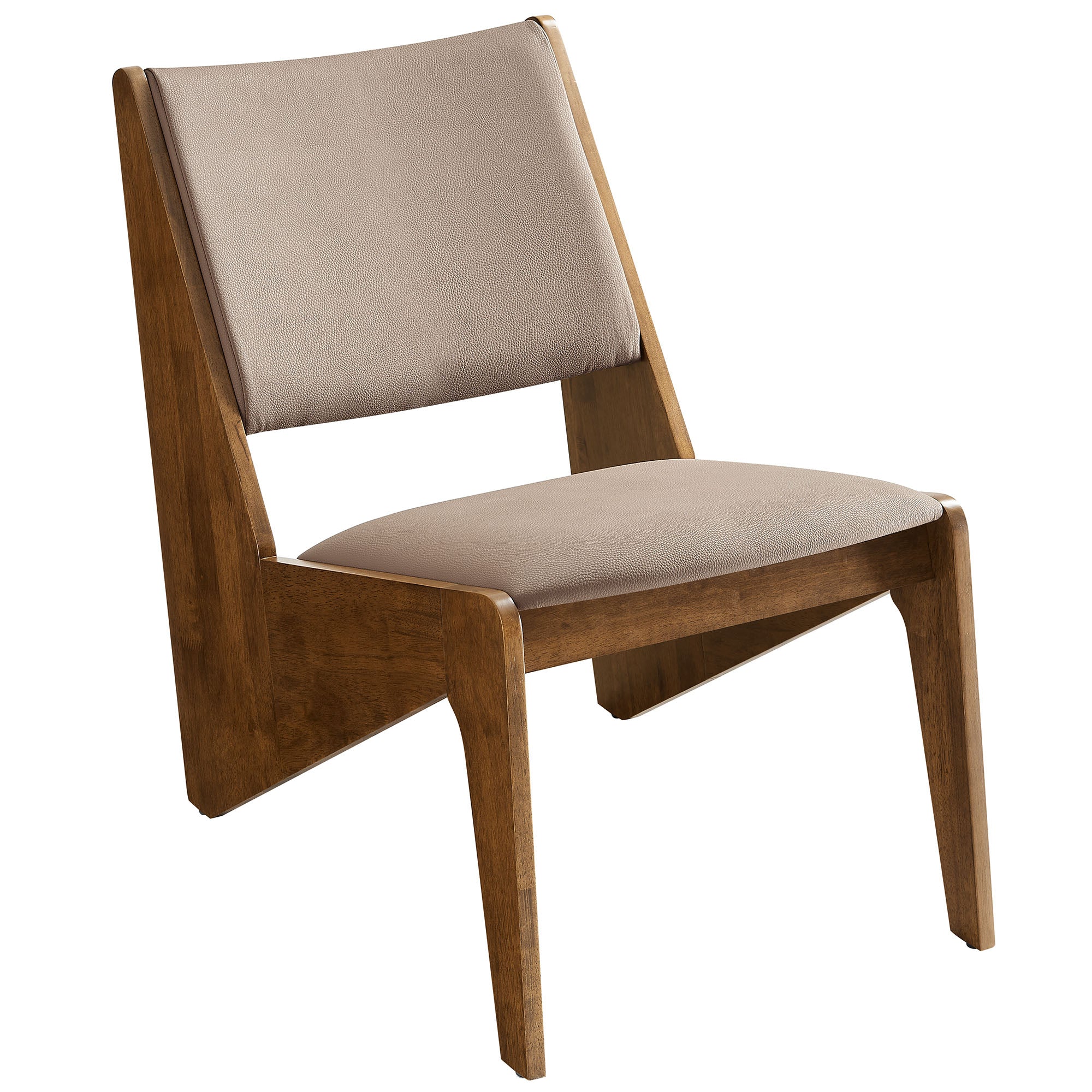 Modway Rylina Vegan Leather Accent Chairs Set of 2
