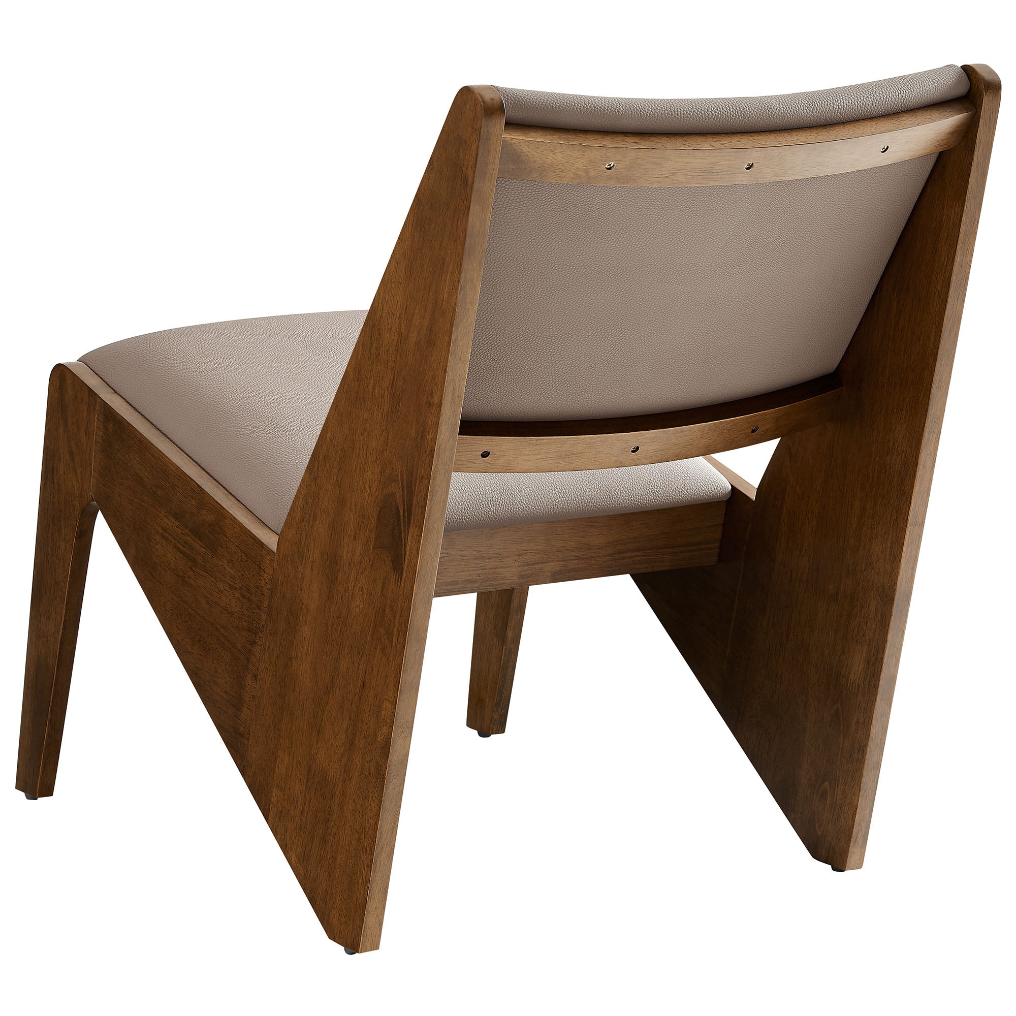 Modway Rylina Vegan Leather Accent Chairs Set of 2