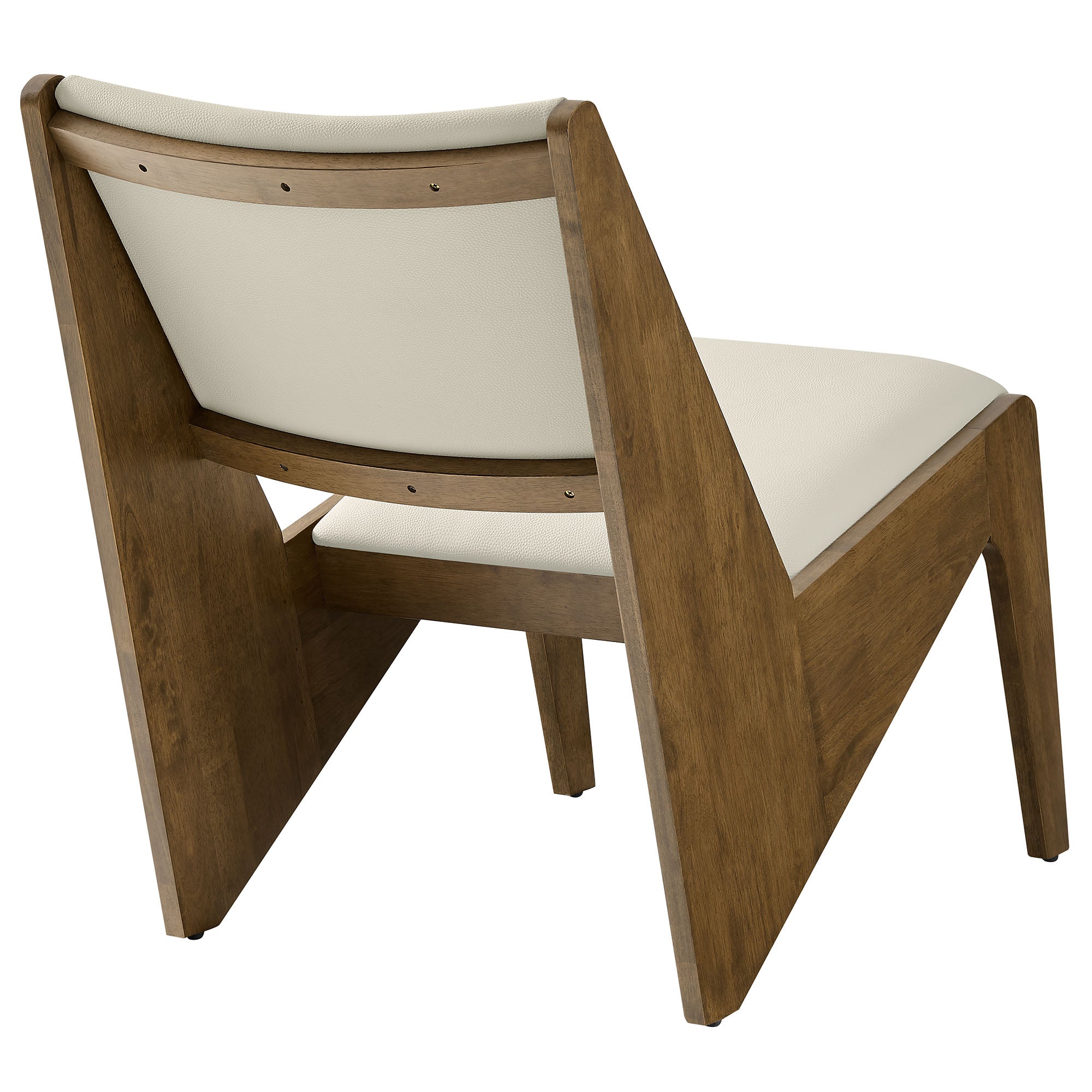 Modway Rylina Vegan Leather Accent Chairs Set of 2