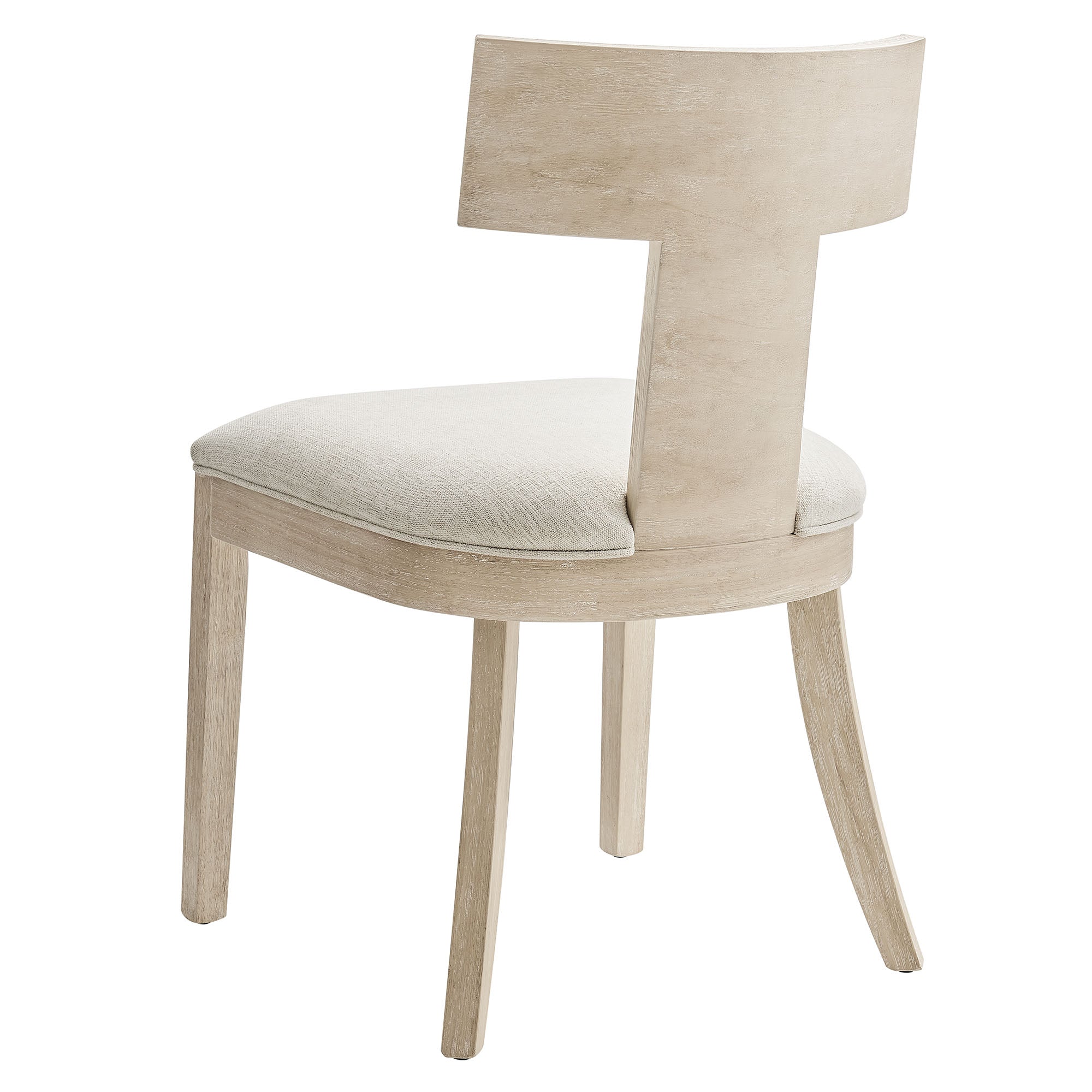 Modway Peregrine Wood and Fabric Upholstered Dining Chairs Set of 2