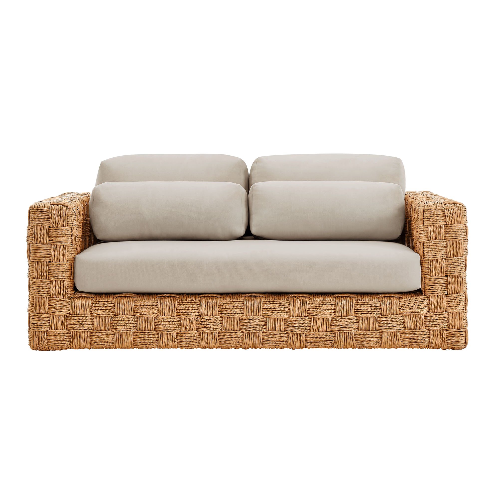 Modway Thames 4-Piece Outdoor Patio Wicker Outdoor Patio Rattan Furniture Set