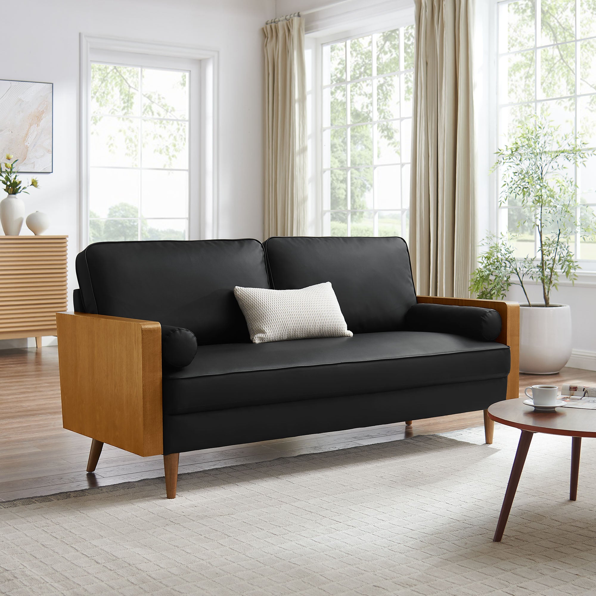Modway Kellan Vegan Leather Sofa