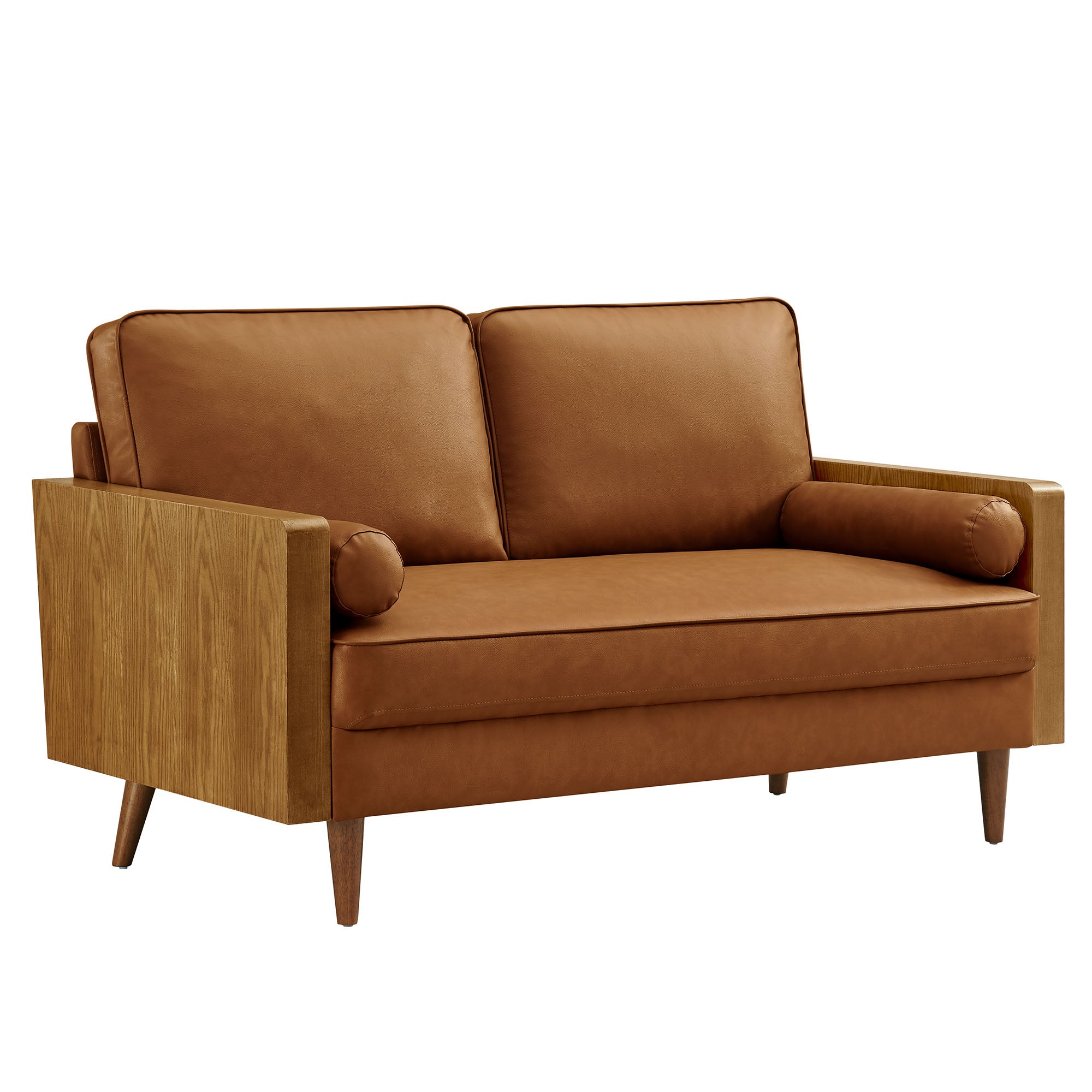 Modway Kellan Vegan Leather Loveseat