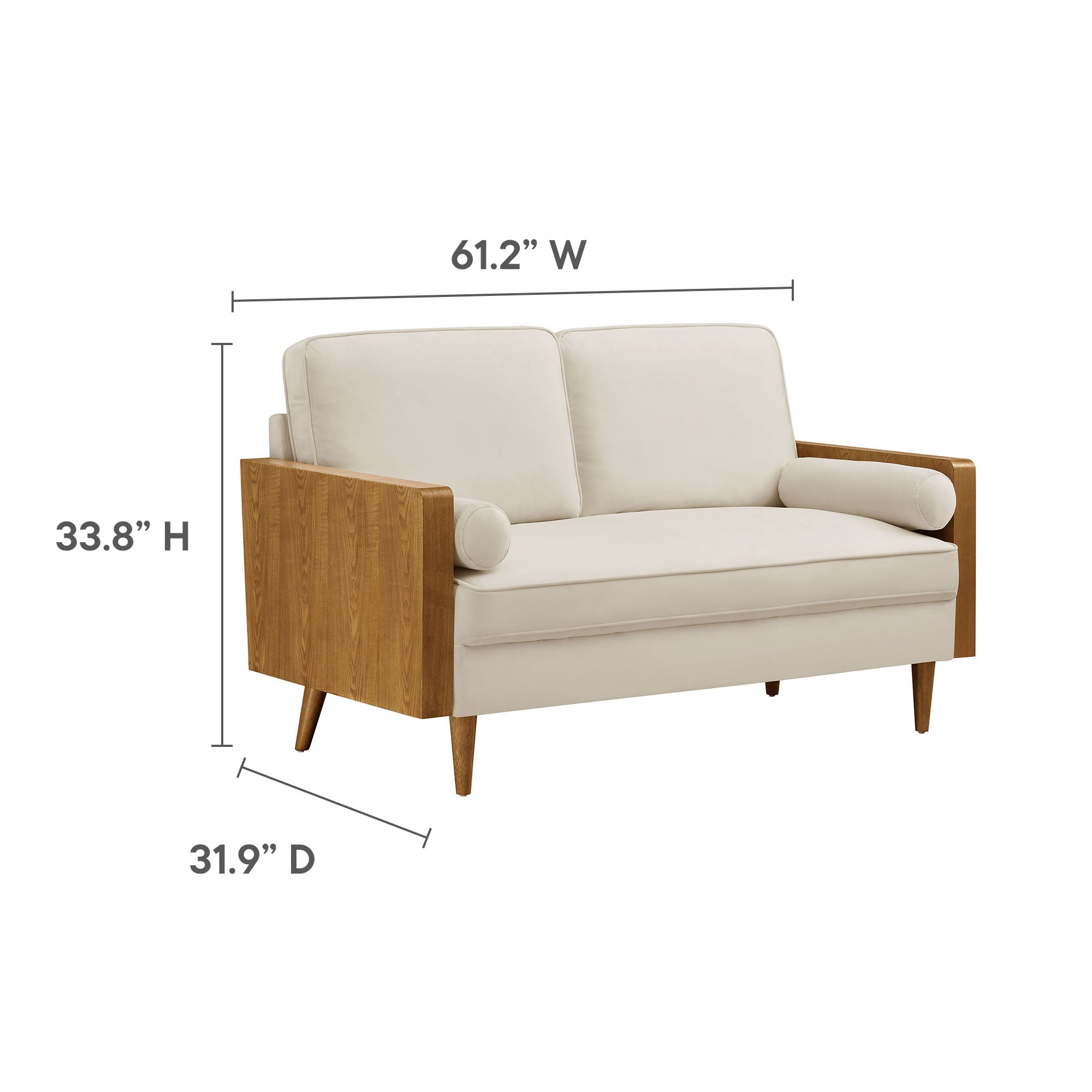 Kellan Performance Velvet Loveseat