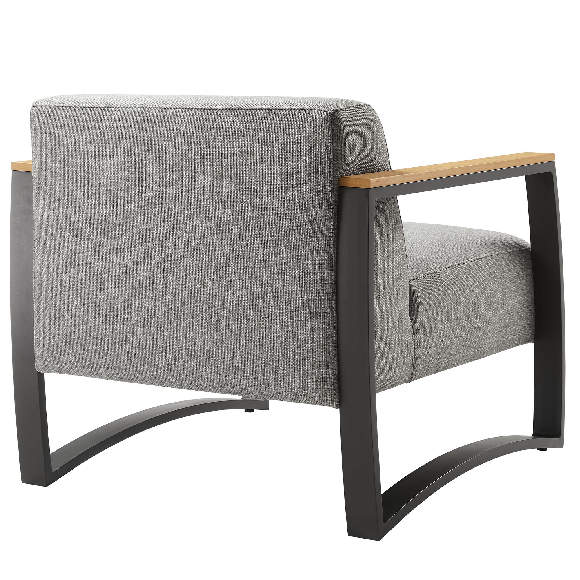 Modway Sauve Outdoor Patio Aluminum and Fabric Armchair