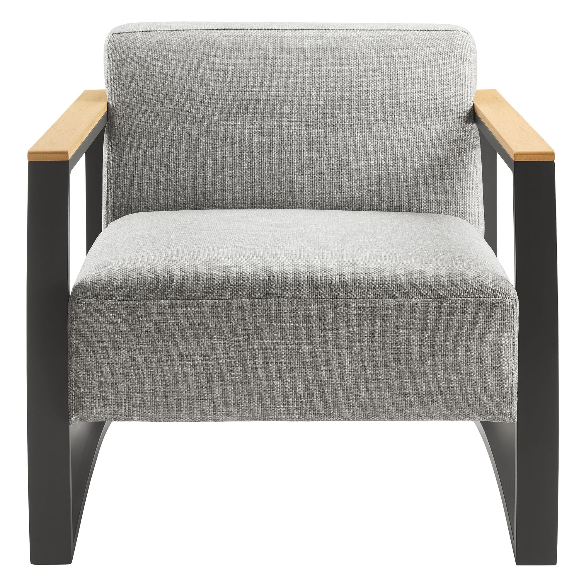 Modway Sauve Outdoor Patio Aluminum and Fabric Armchair