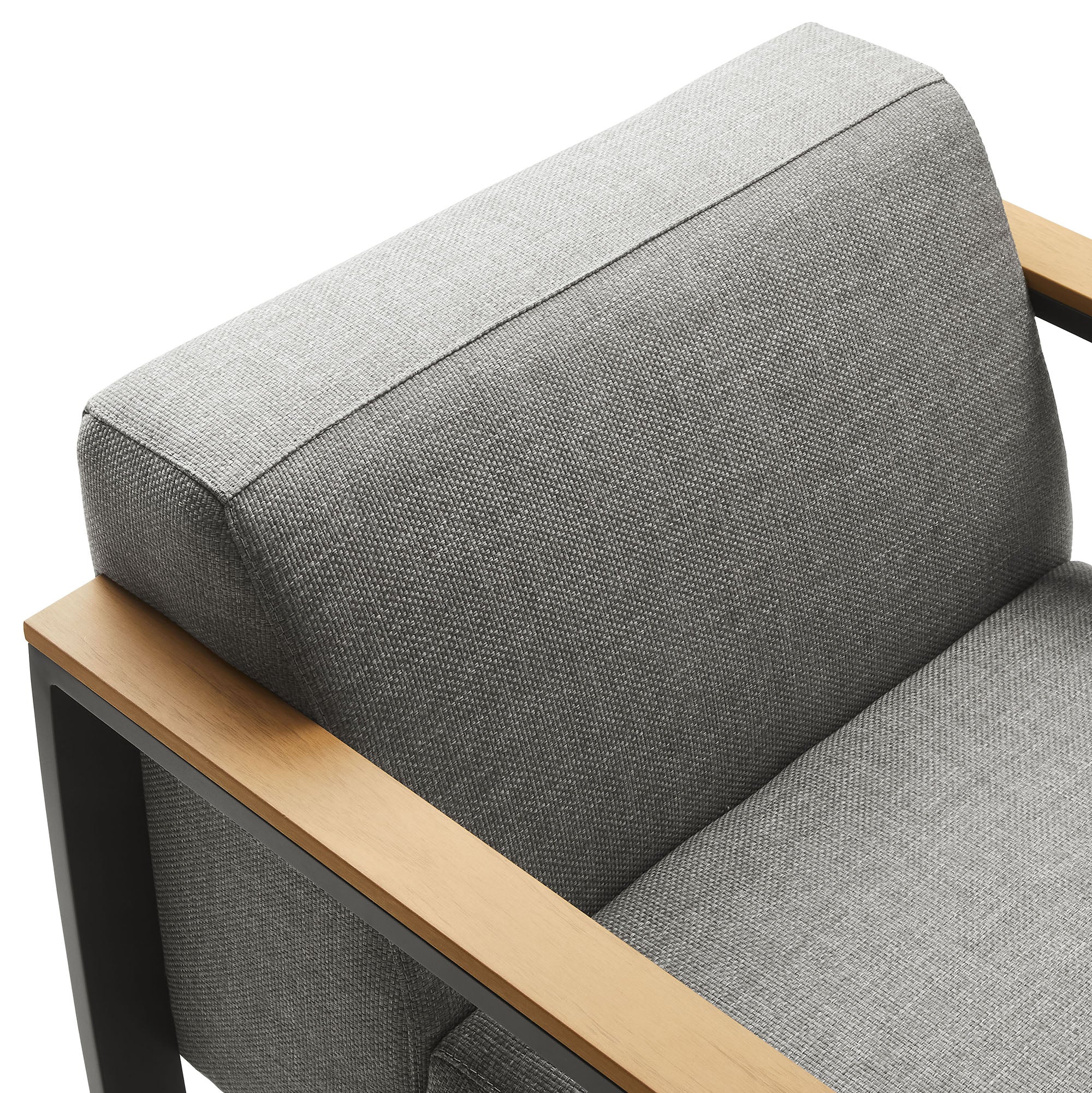 Modway Sauve Outdoor Patio Aluminum and Fabric Armchair
