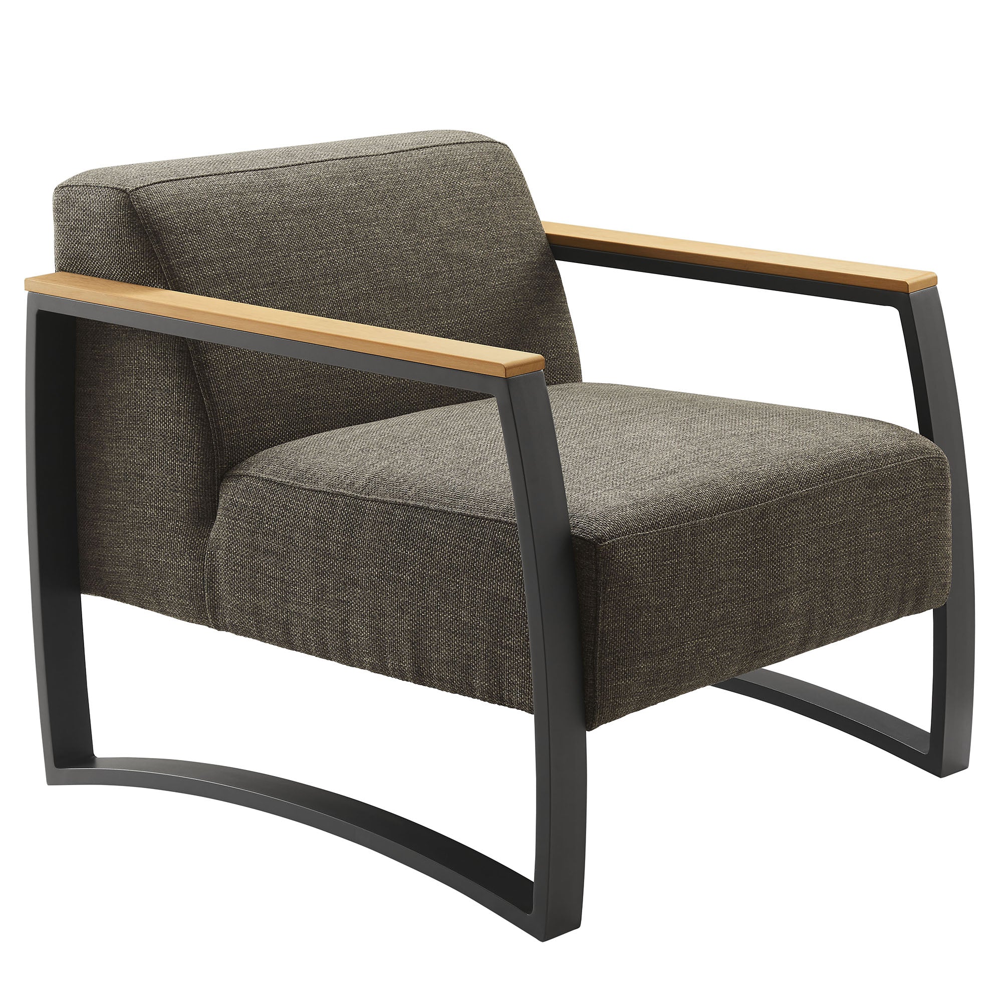 Modway Sauve Outdoor Patio Aluminum and Fabric Armchair