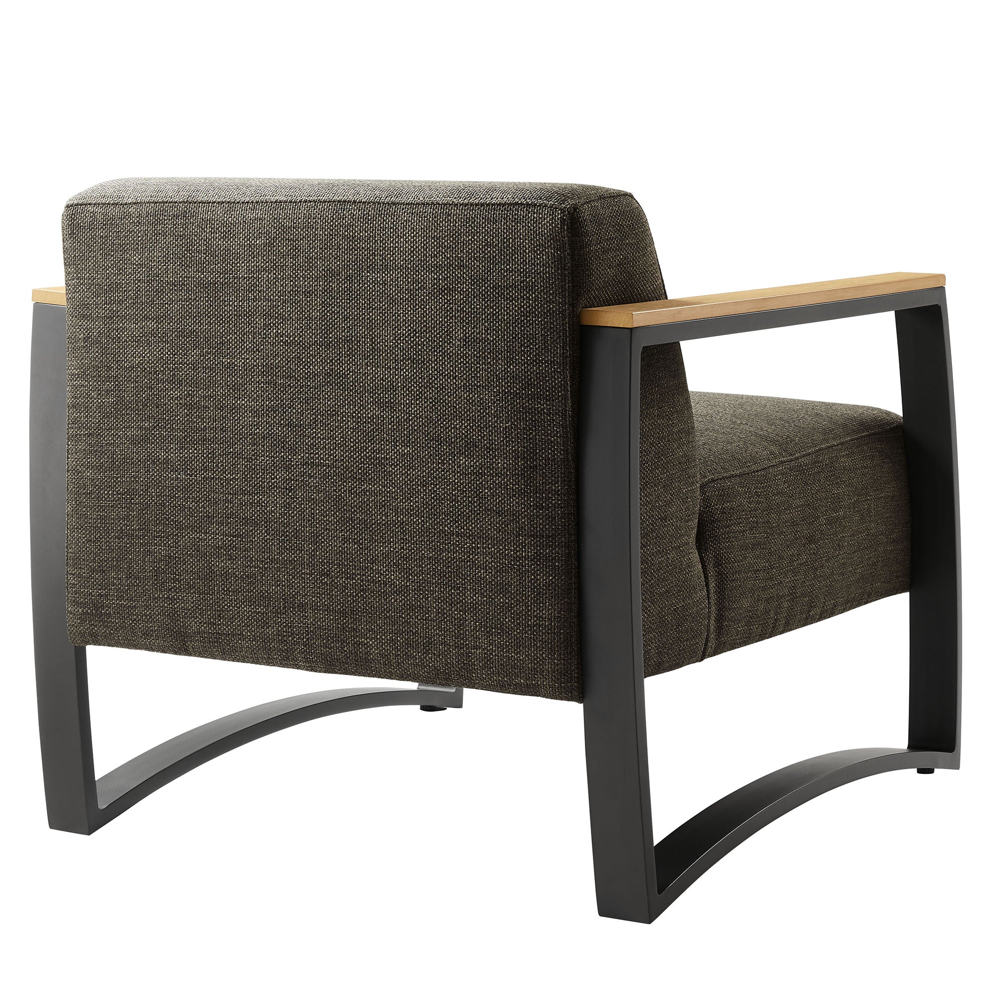 Modway Sauve Outdoor Patio Aluminum and Fabric Armchair