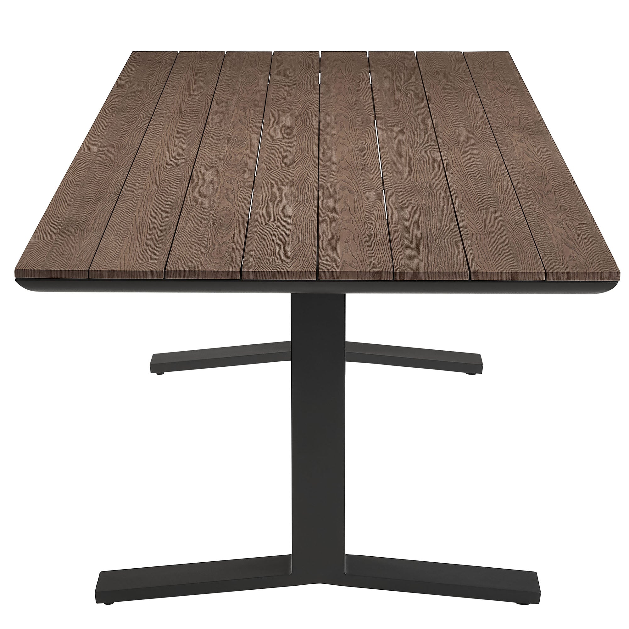 Modway Aeris 9-Piece Outdoor Patio Aluminum Dining Set