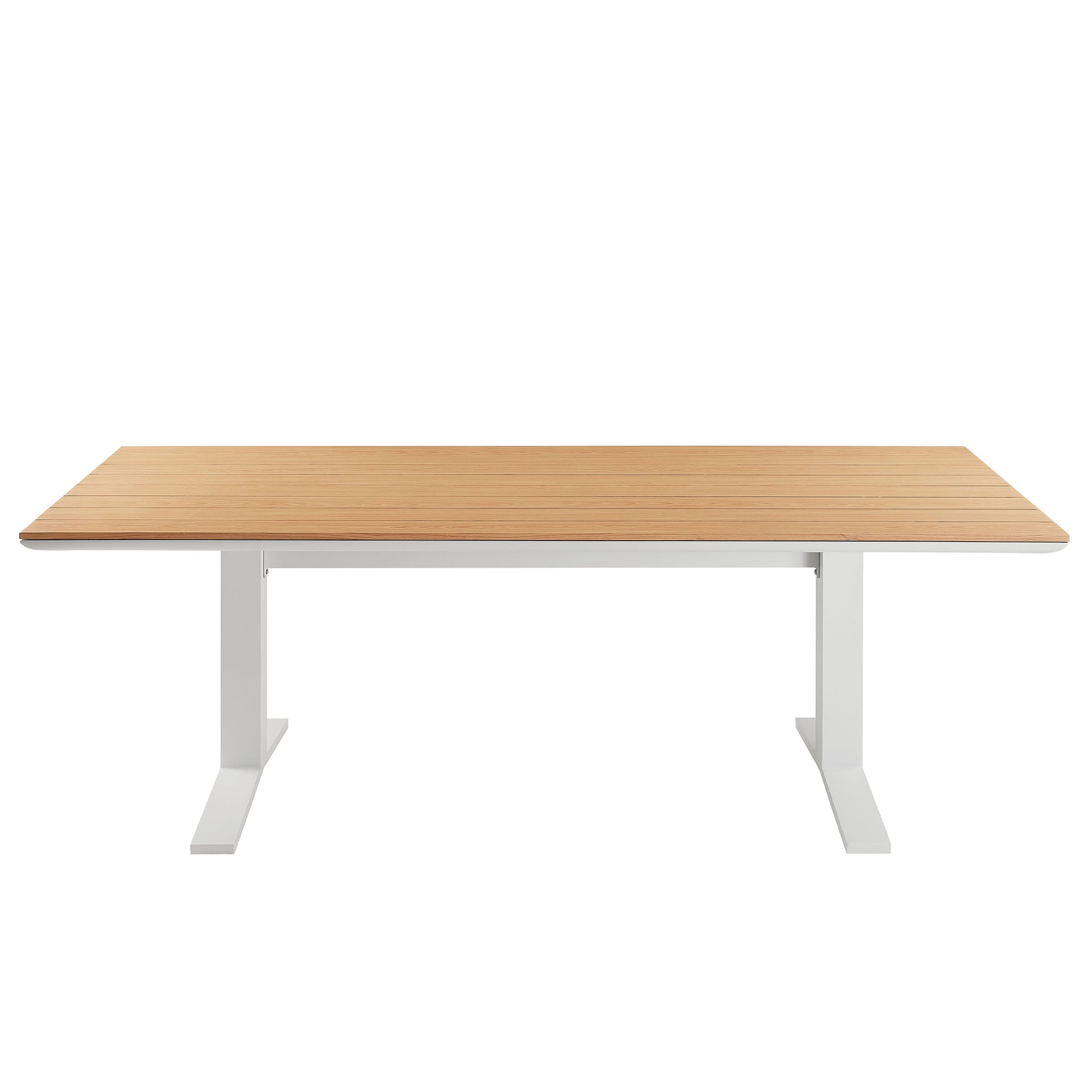 Modway Gavelston 91" Outdoor Patio Aluminum Dining Table