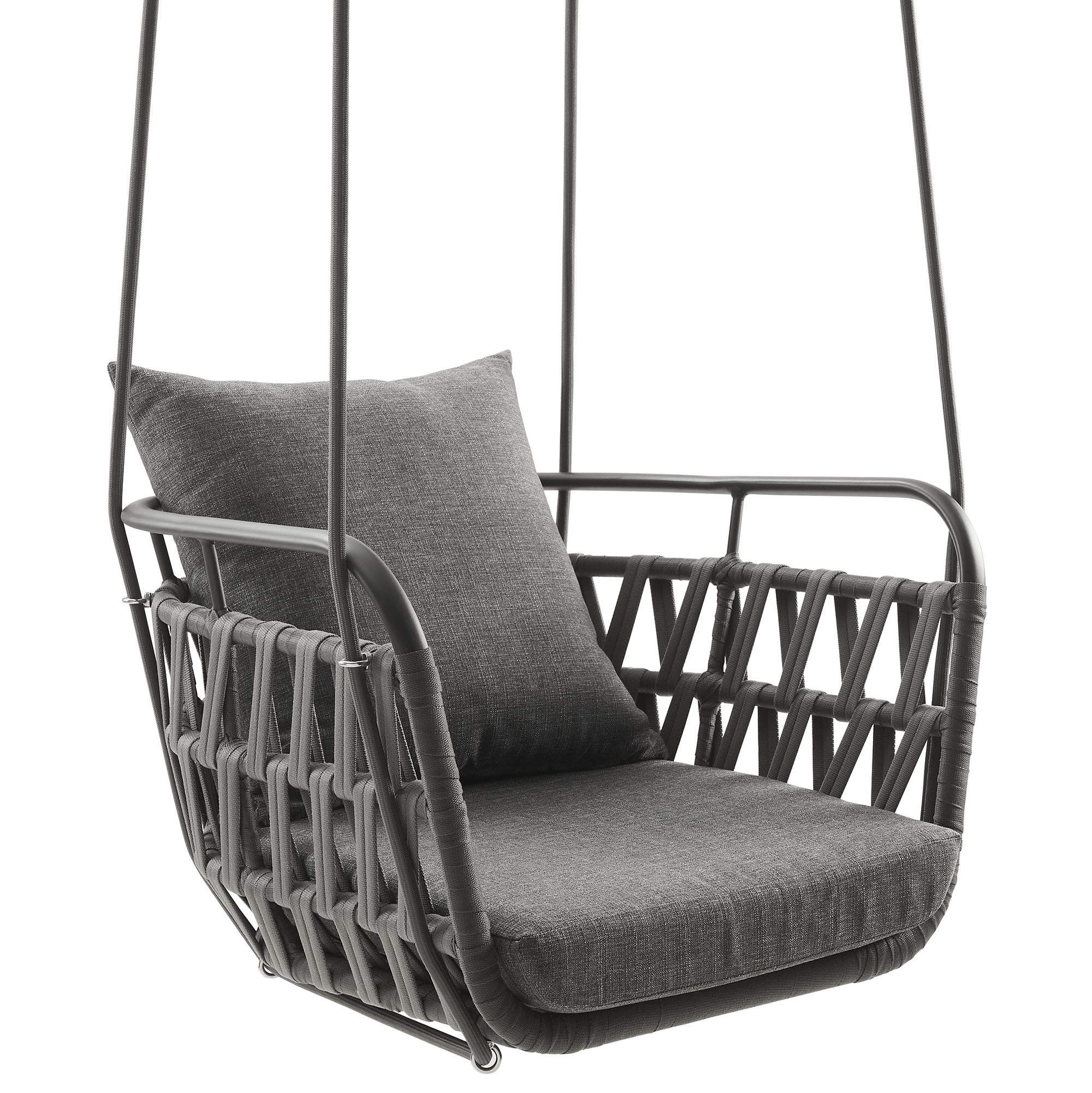 Modway Kaliah Outdoor Patio Aluminum Swing Chair