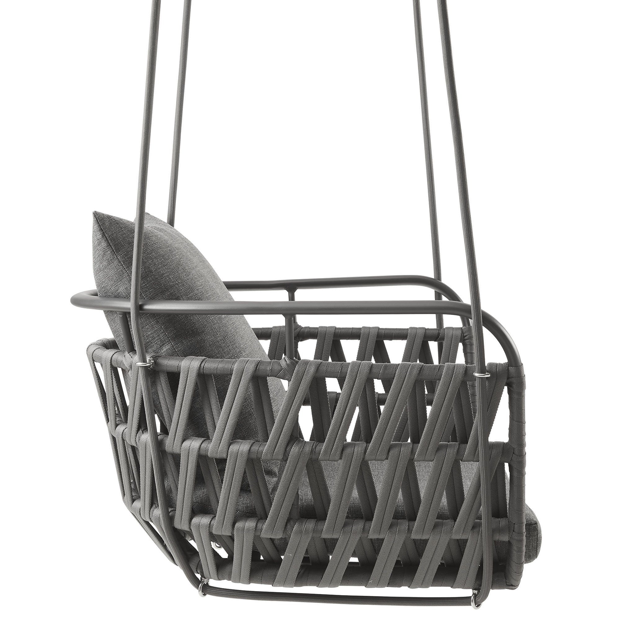 Modway Kaliah Outdoor Patio Aluminum Swing Chair