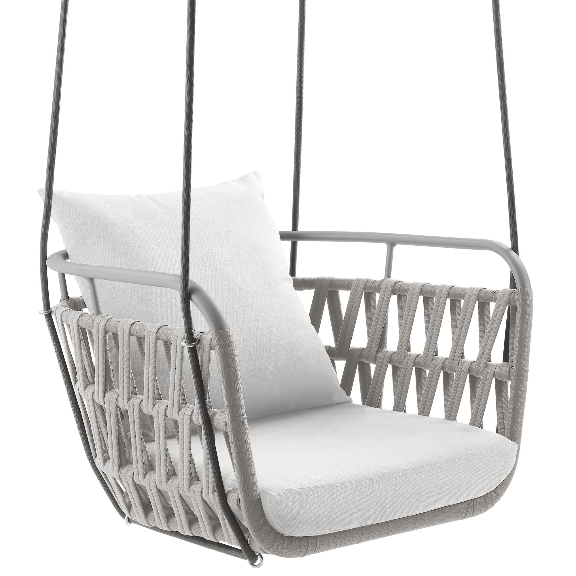 Modway Kaliah Outdoor Patio Aluminum Swing Chair