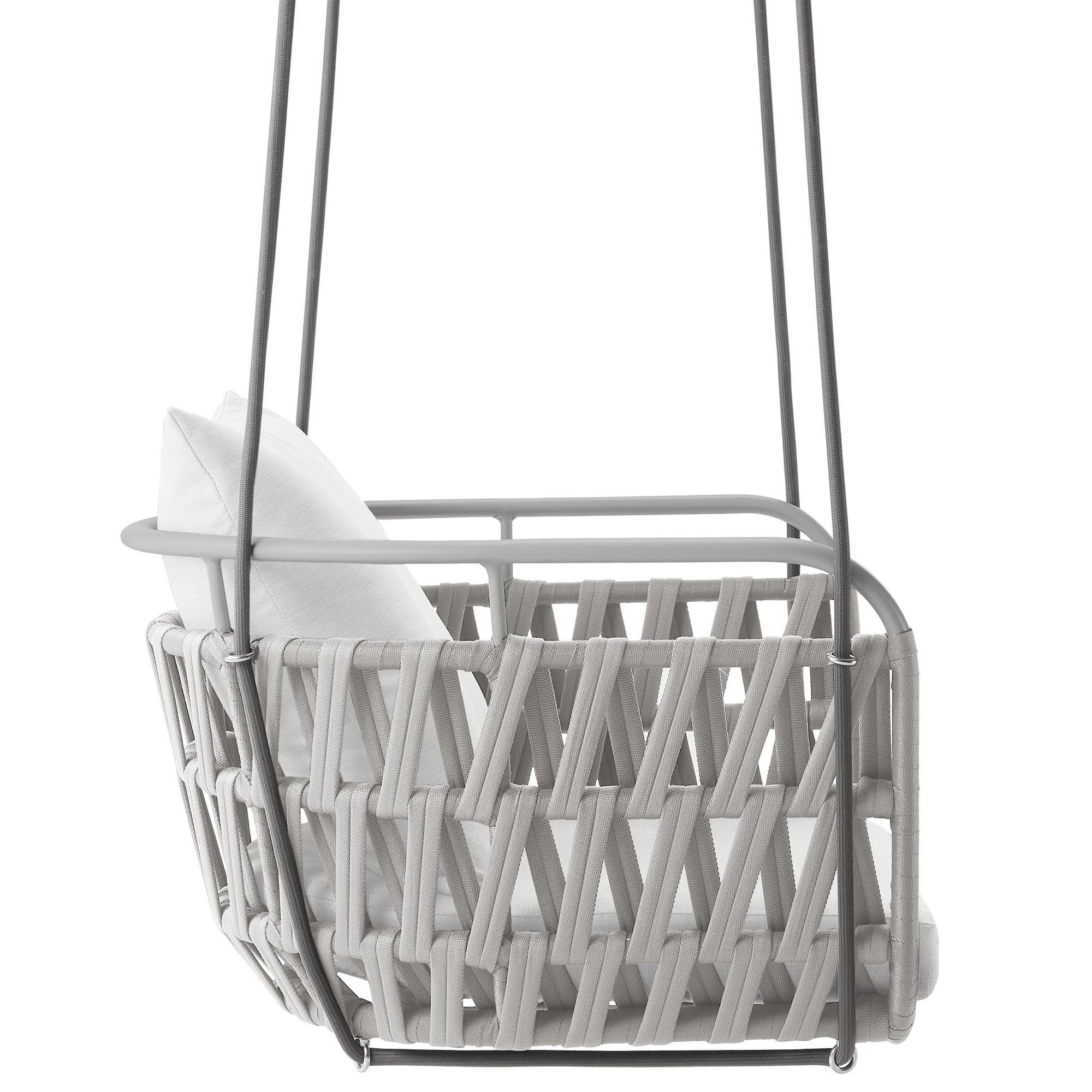 Modway Kaliah Outdoor Patio Aluminum Swing Chair