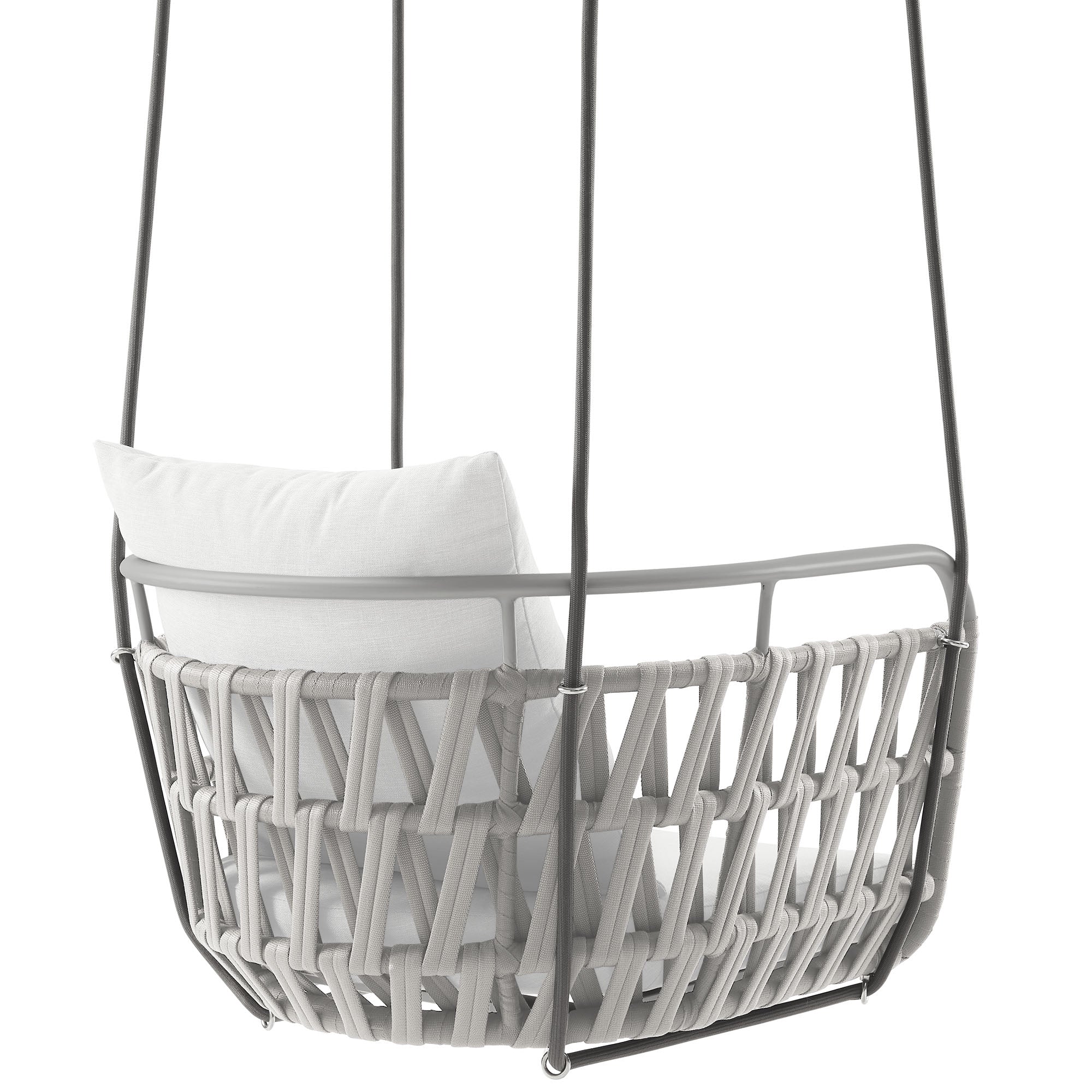 Modway Kaliah Outdoor Patio Aluminum Swing Chair