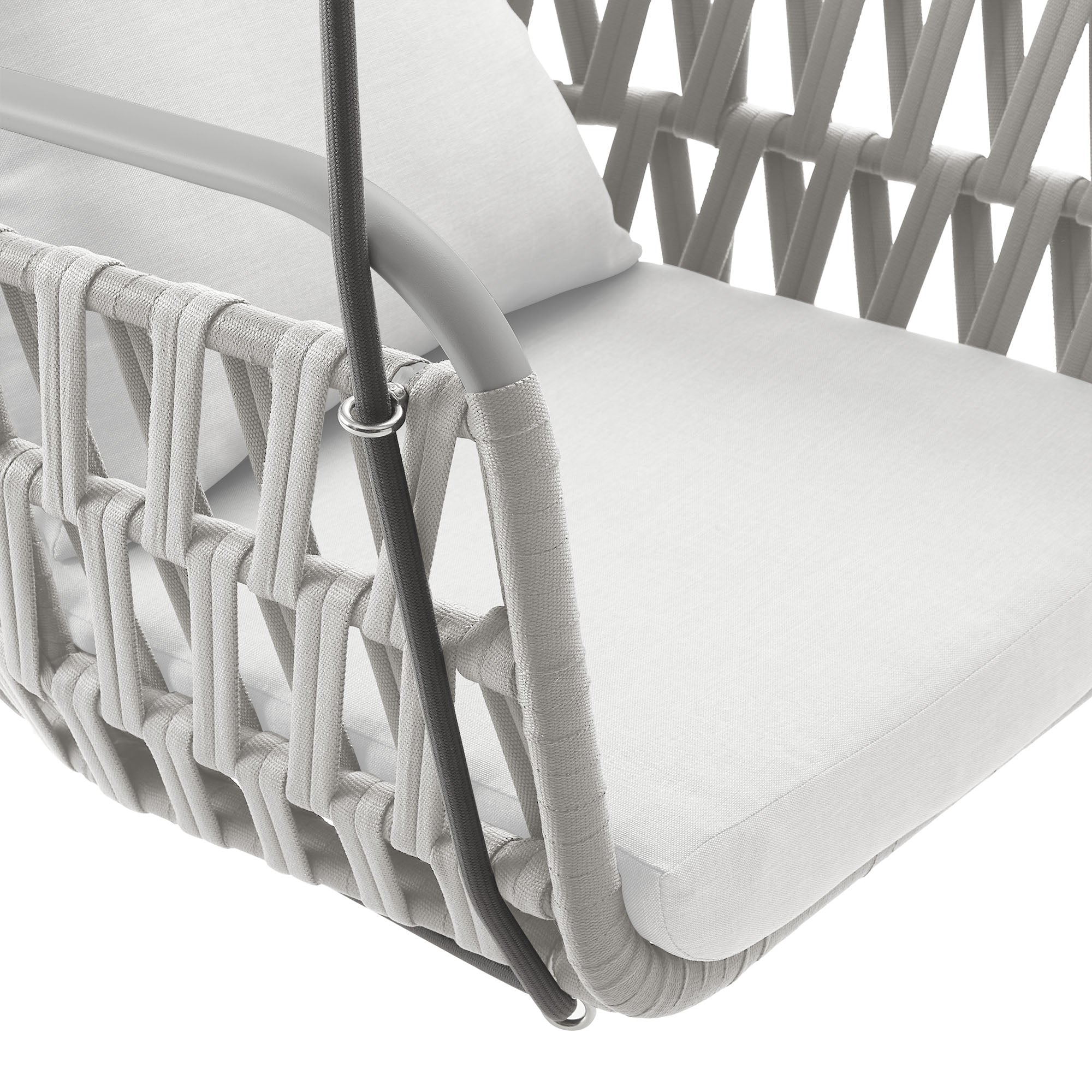 Modway Kaliah Outdoor Patio Aluminum Swing Chair
