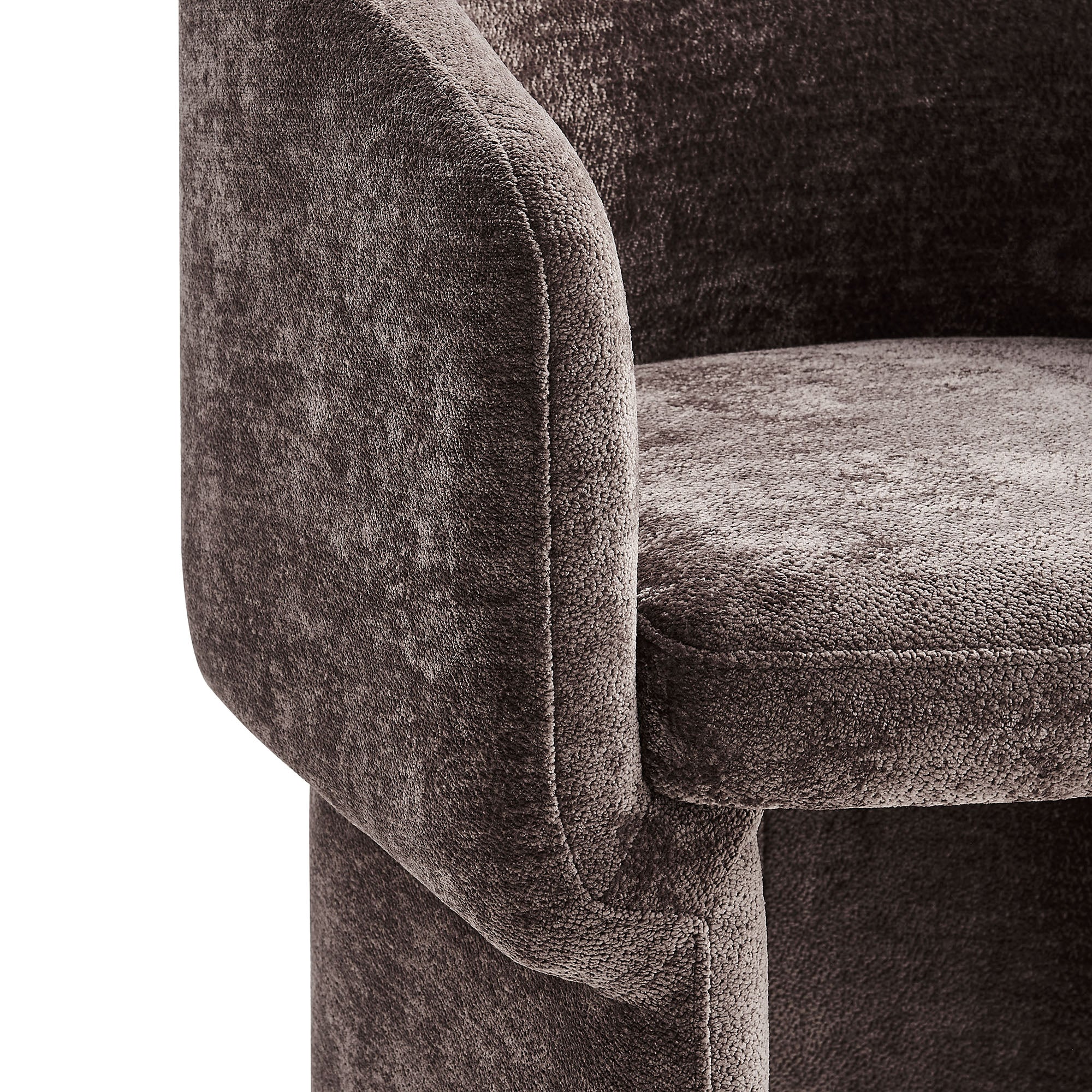 Modway Verity Barrel Back Chenille Dining Armchair