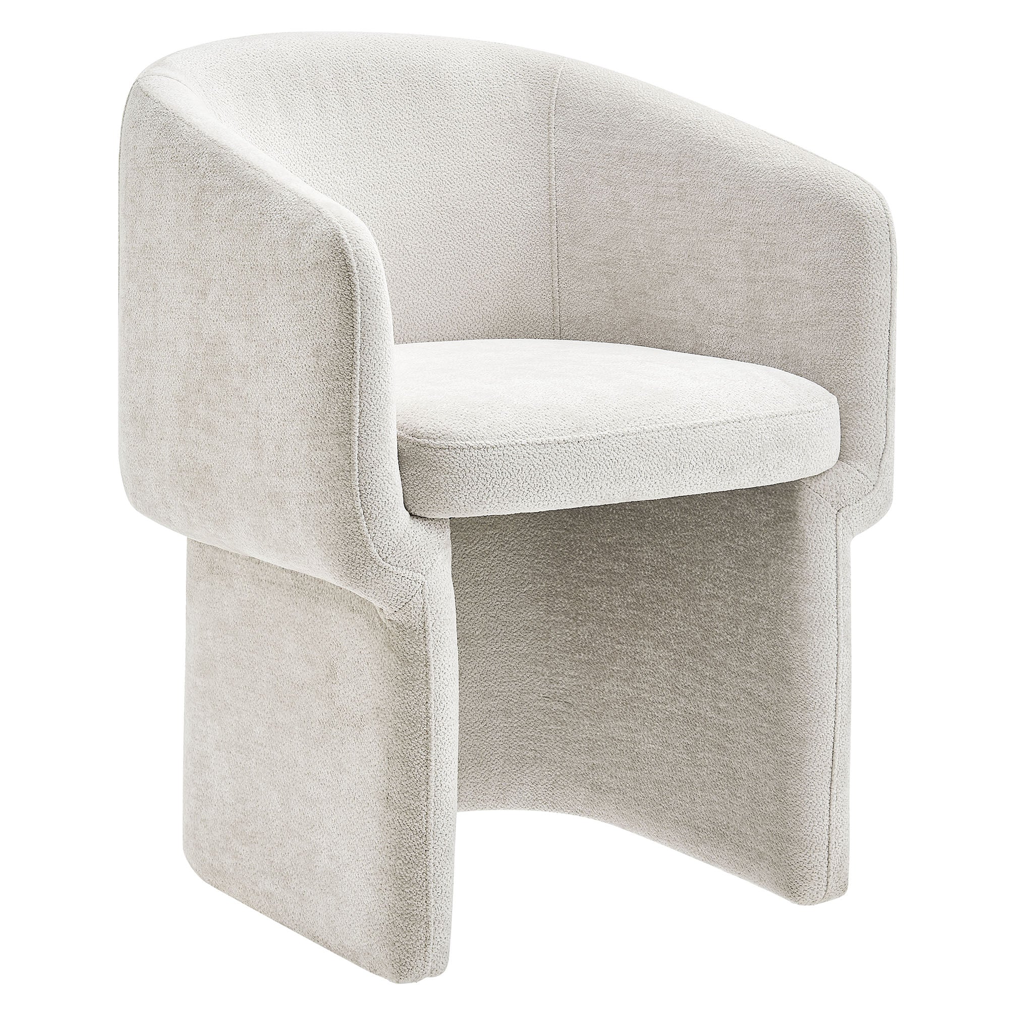 Modway Verity Barrel Back Chenille Dining Armchair