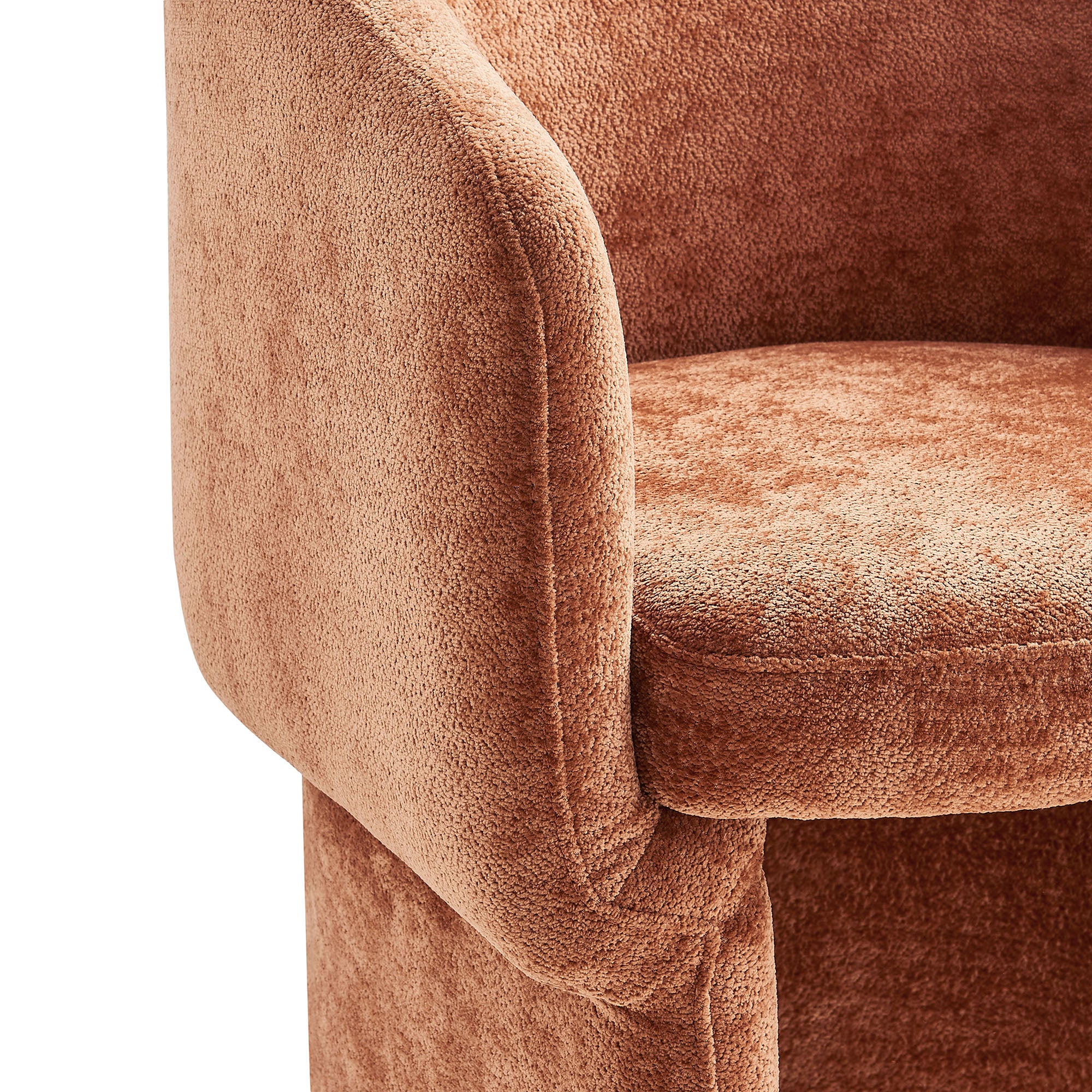 Modway Verity Barrel Back Chenille Dining Armchair