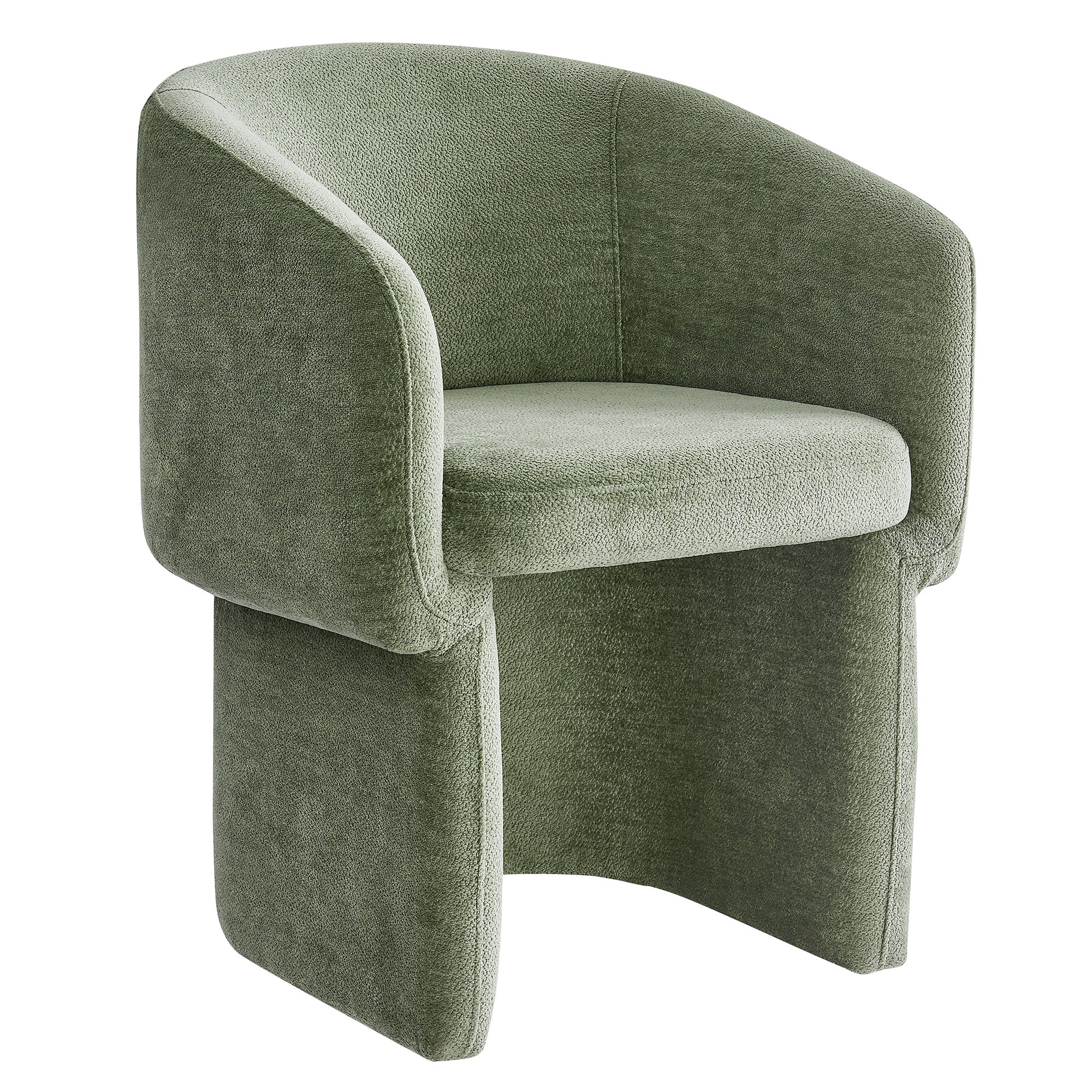 Modway Verity Barrel Back Chenille Dining Armchair