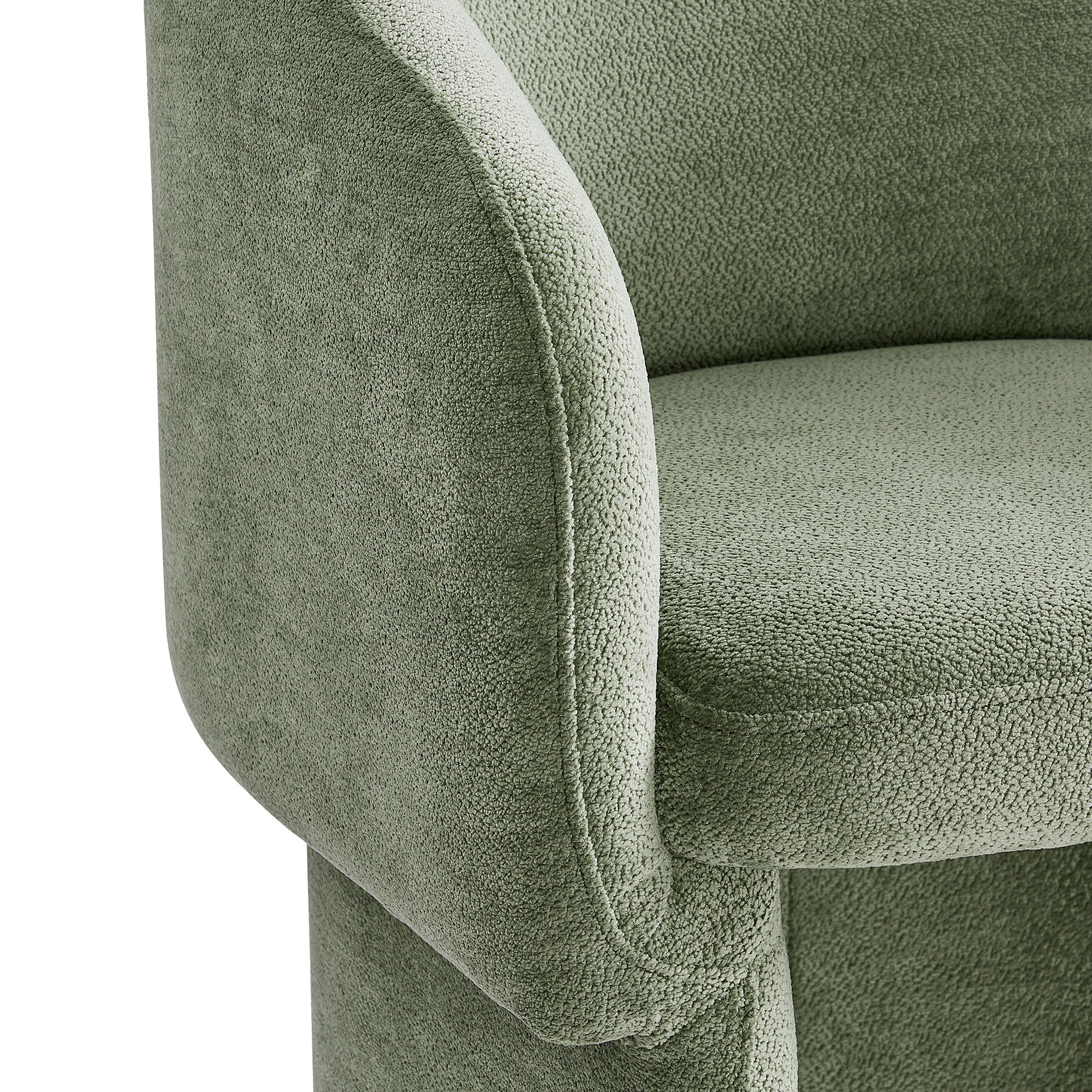 Modway Verity Barrel Back Chenille Dining Armchair