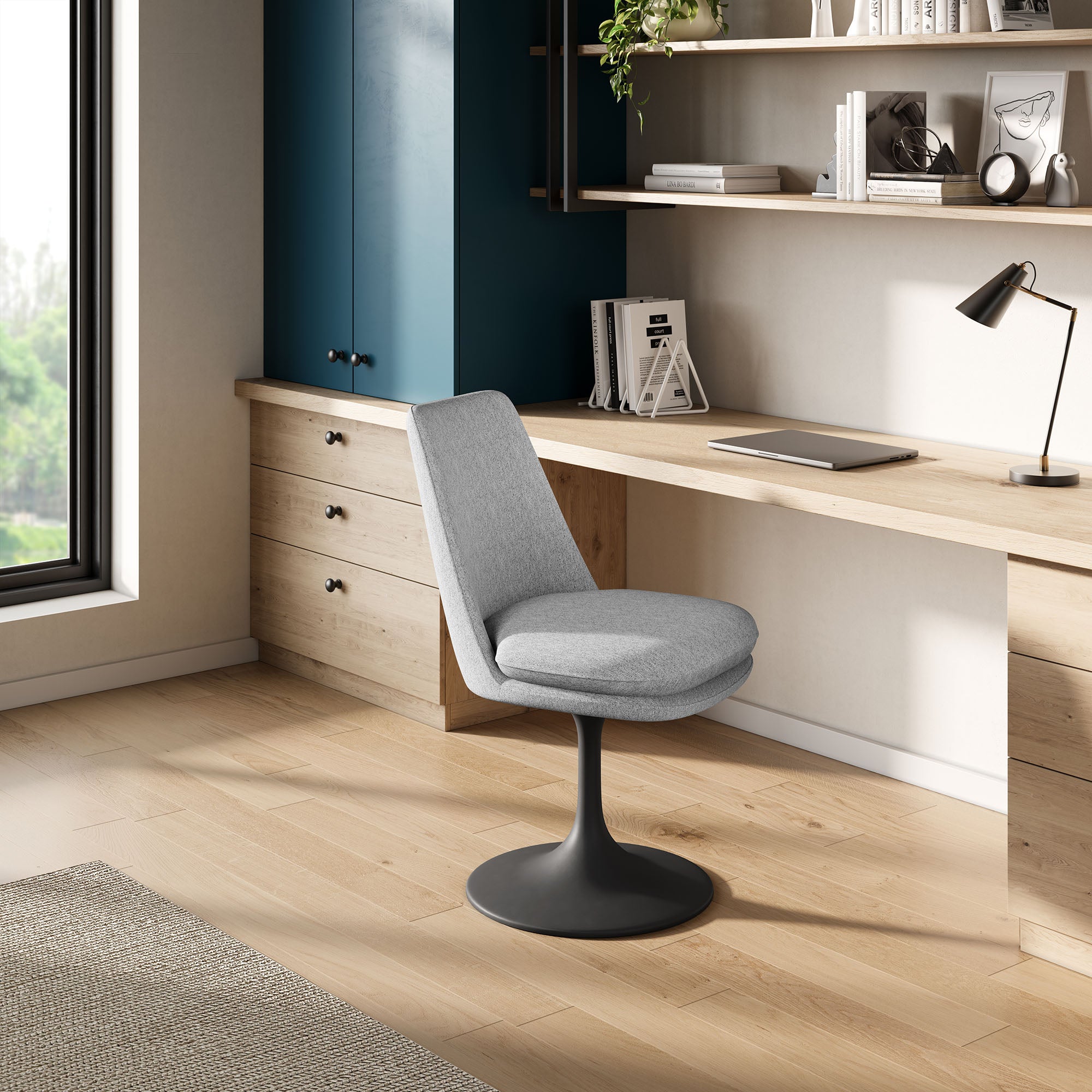 Modway Lippa Swivel Dining Upholstered Side Chair