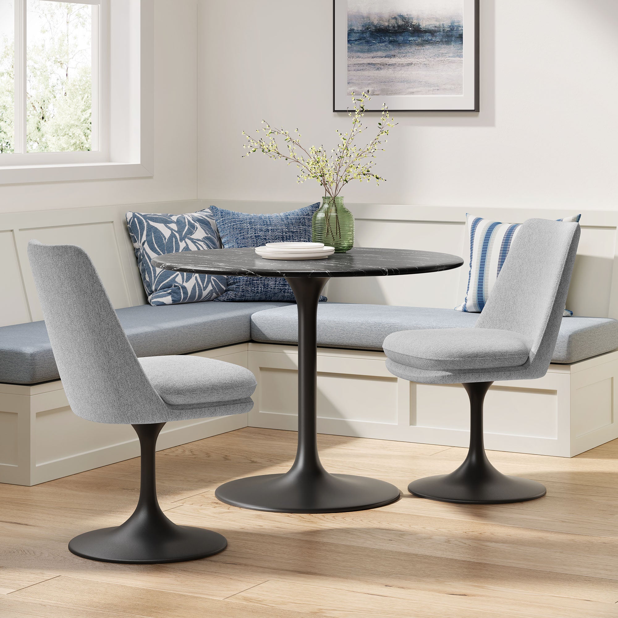 Modway Lippa Swivel Dining Upholstered Side Chair