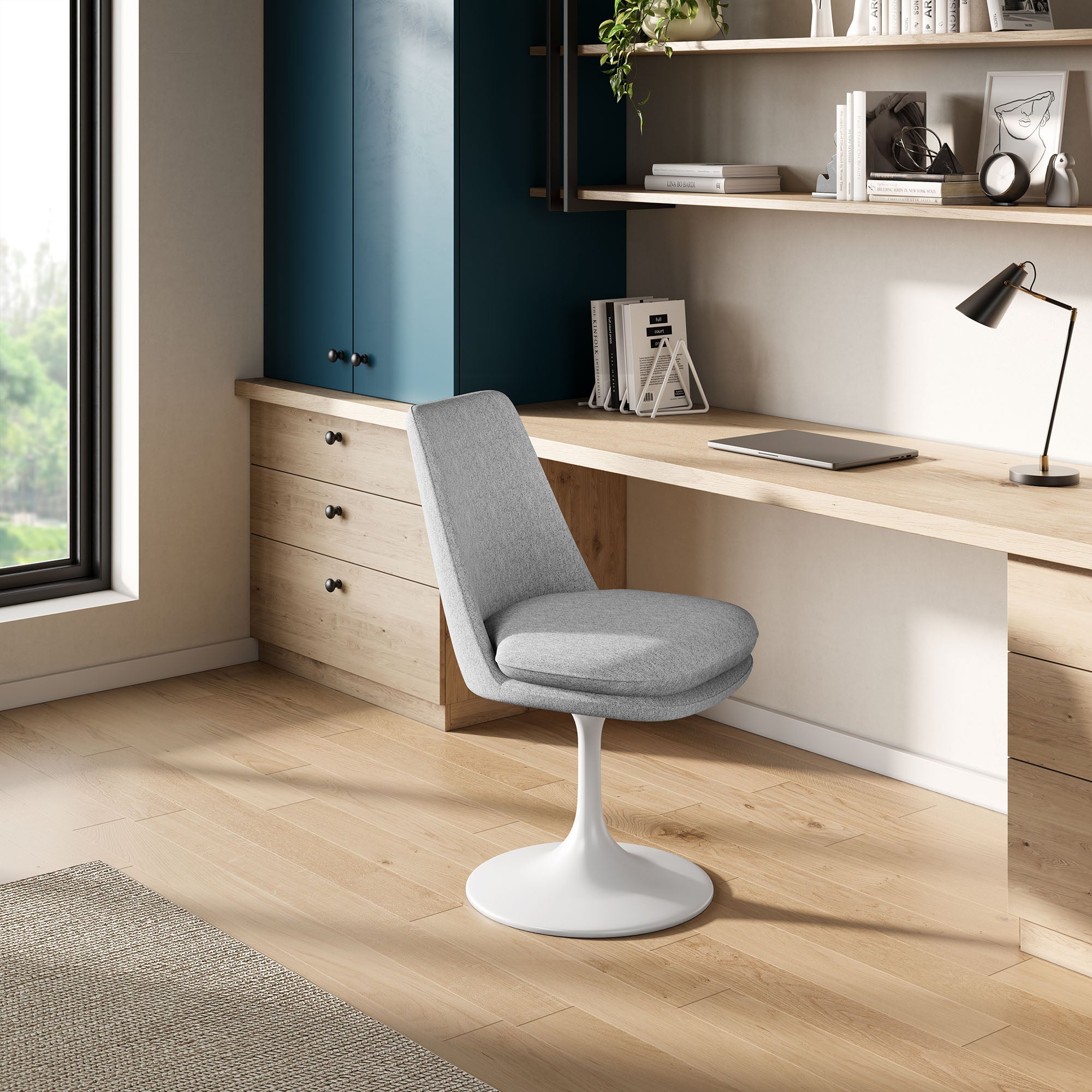 Modway Lippa Swivel Dining Upholstered Side Chair