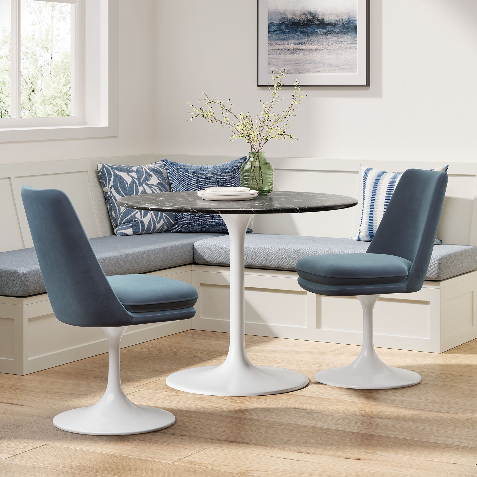 Modway Lippa Swivel Dining Performance Velvet Side Chair