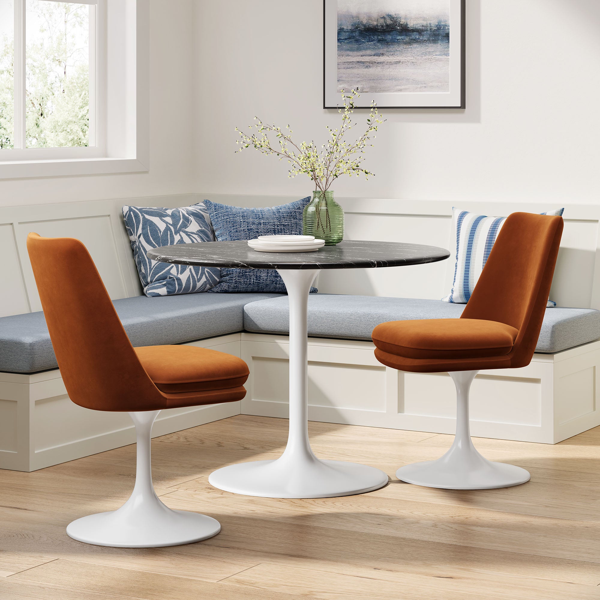 Modway Lippa Swivel Dining Performance Velvet Side Chair