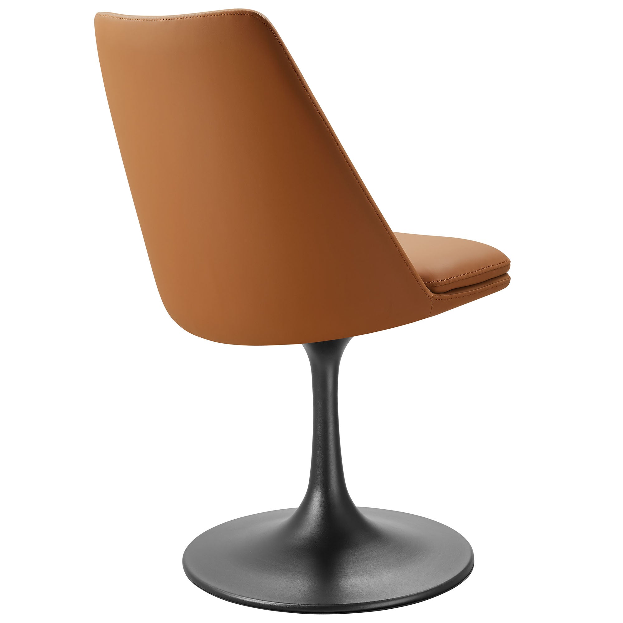 Modway Lippa Swivel Dining Vegan Leather Side Chair