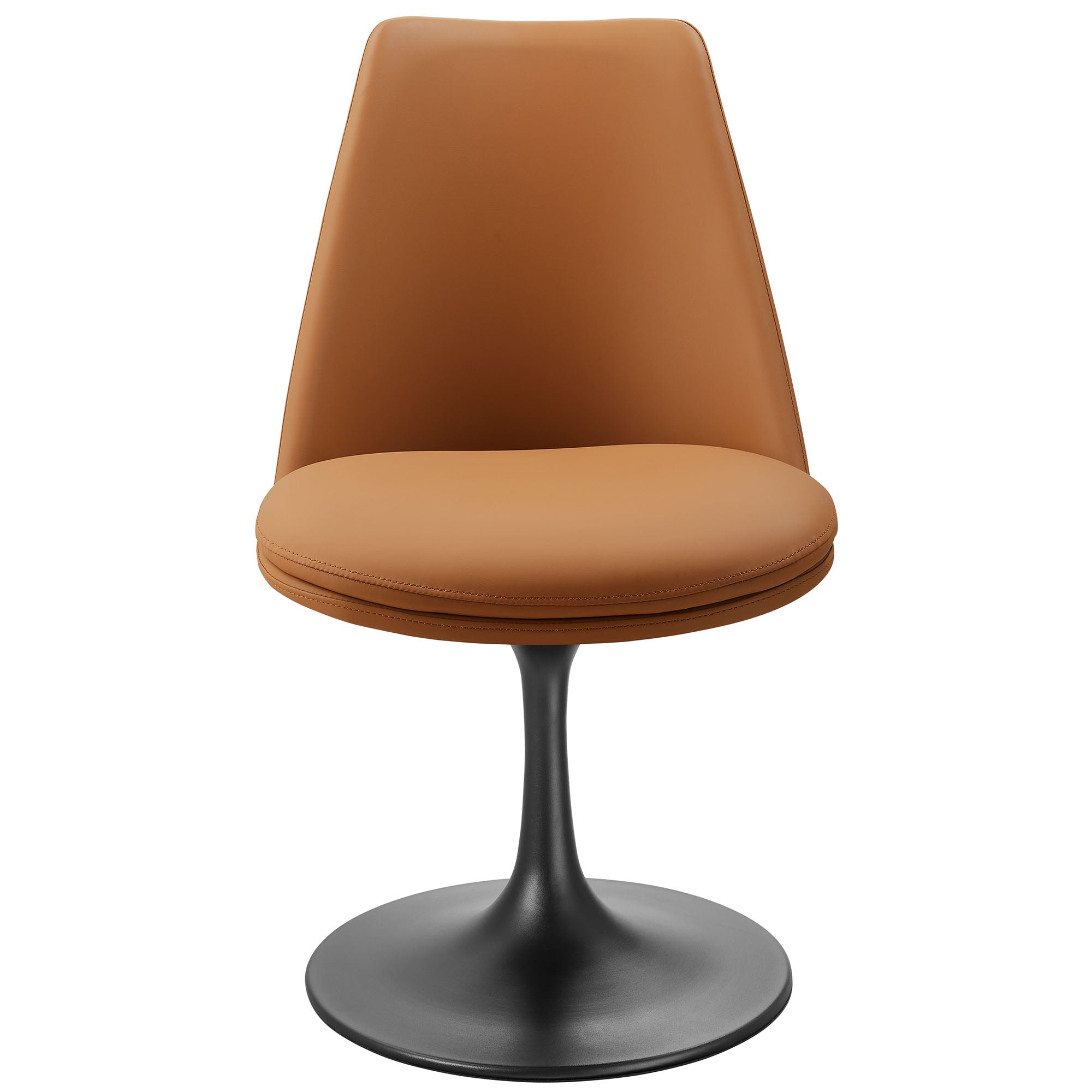 Modway Lippa Swivel Dining Vegan Leather Side Chair