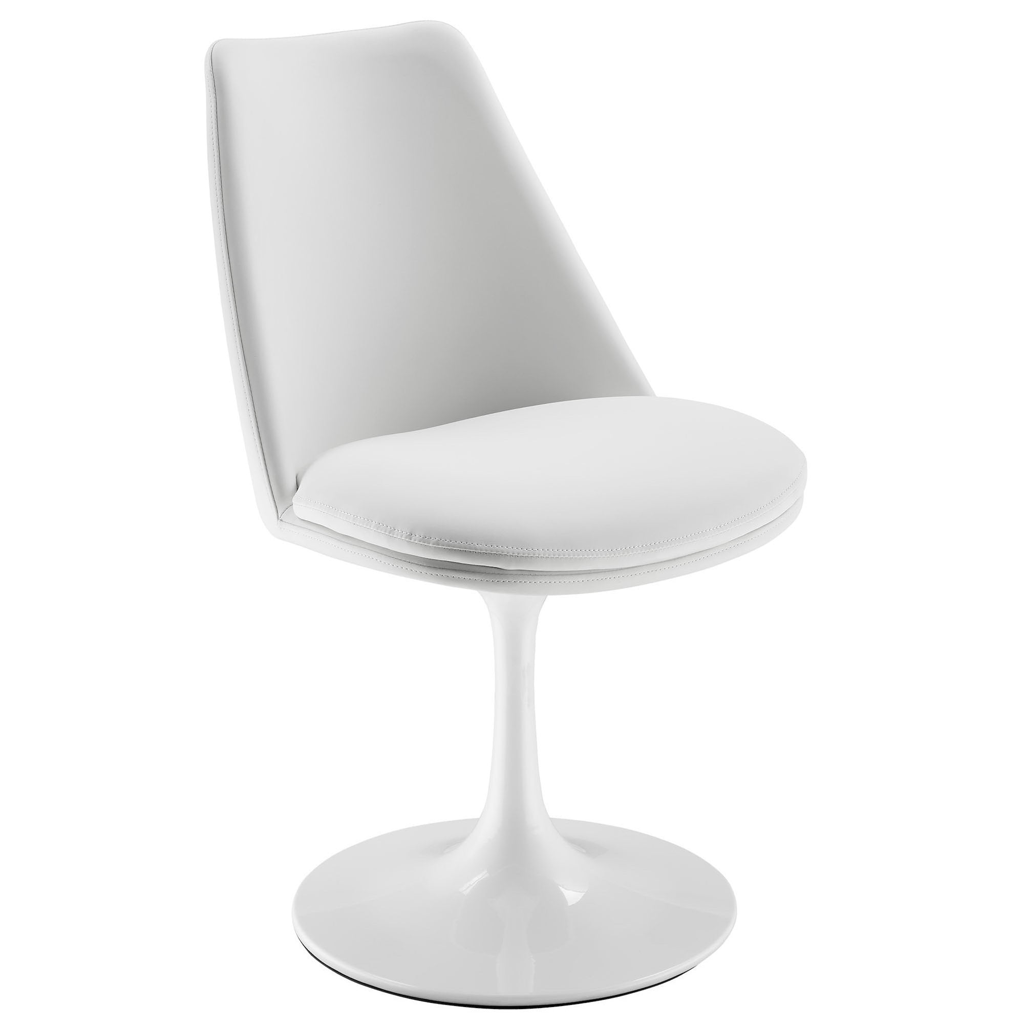 Modway Lippa Swivel Dining Vegan Leather Side Chair