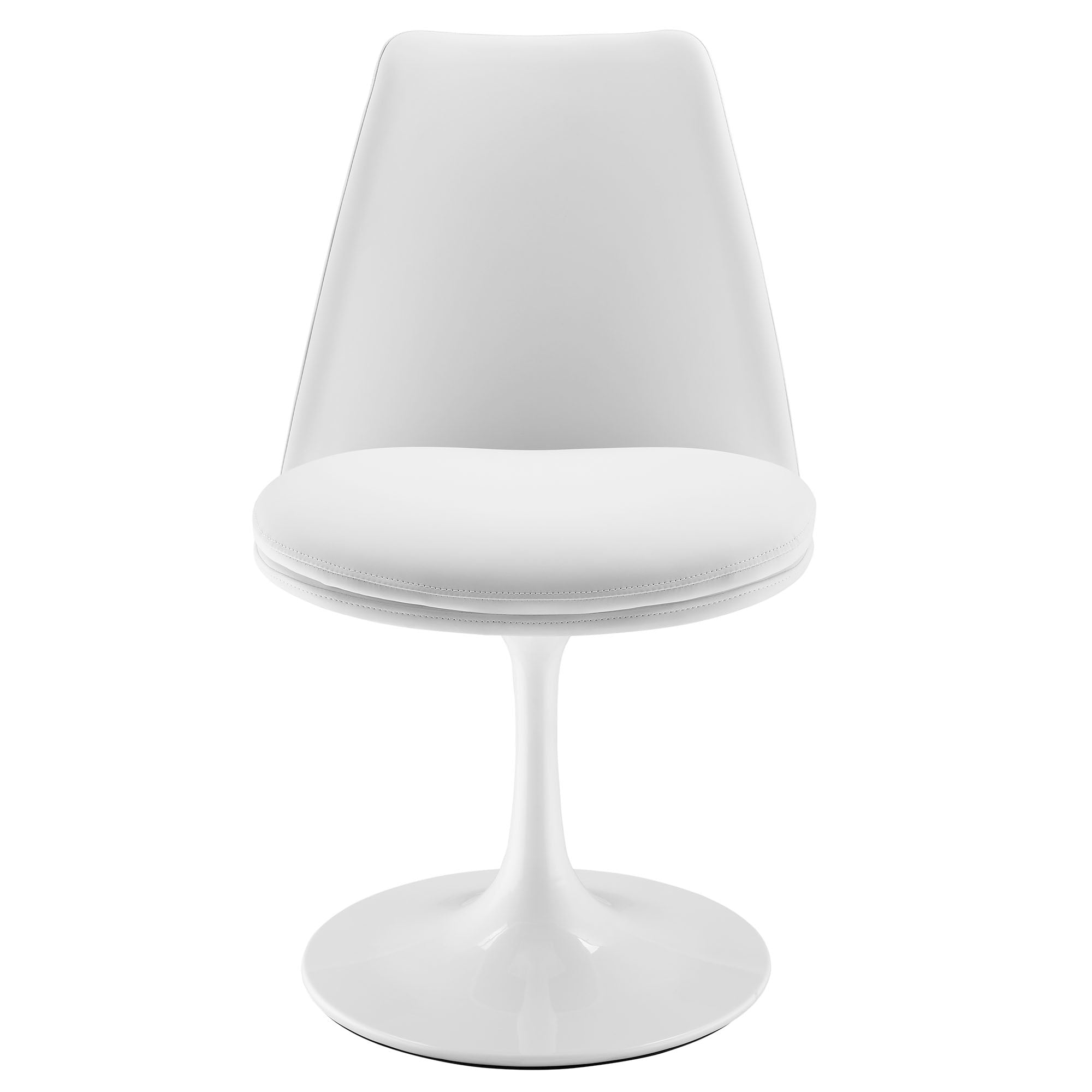 Modway Lippa Swivel Dining Vegan Leather Side Chair