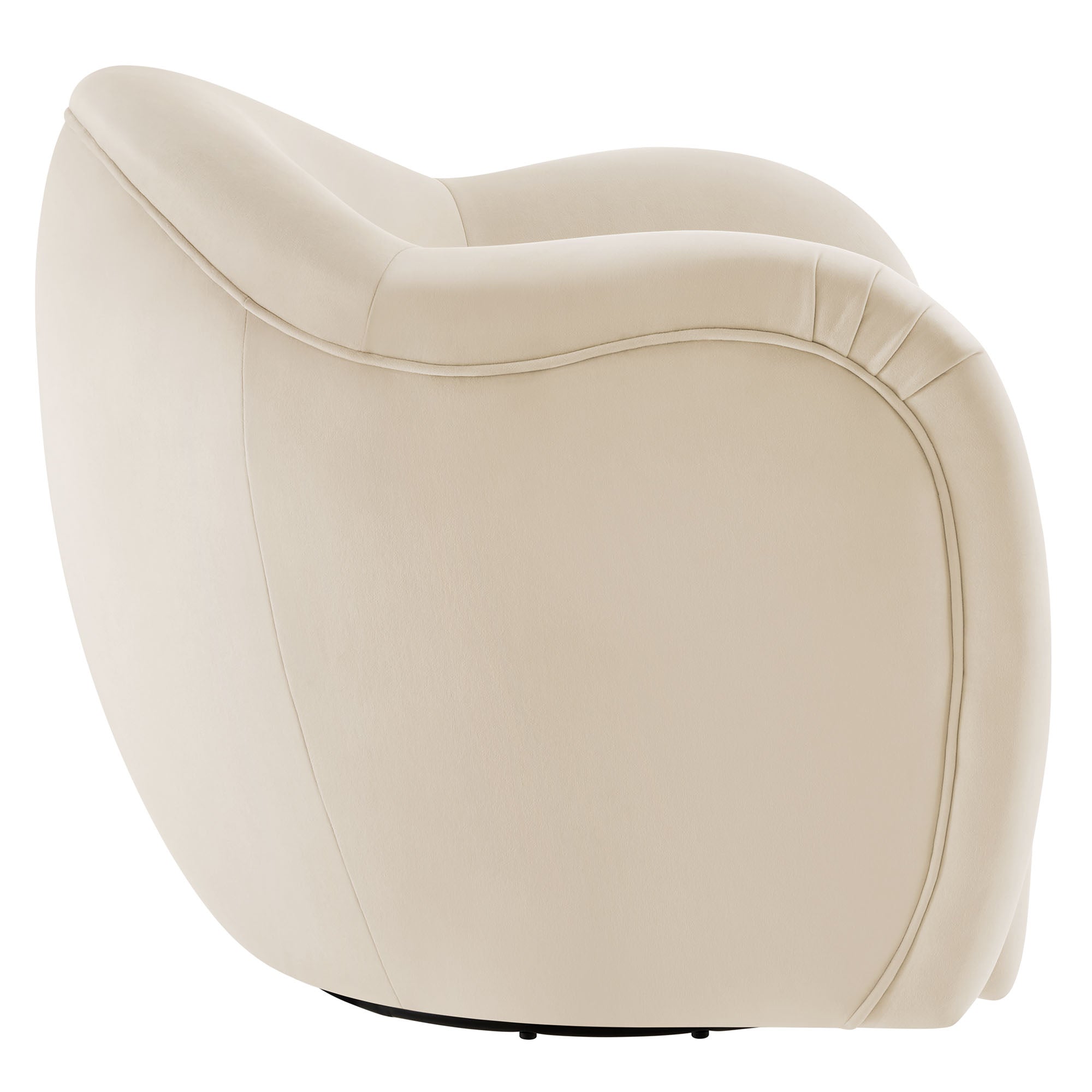 Modway Compose Performance Velvet Swivel Armchair