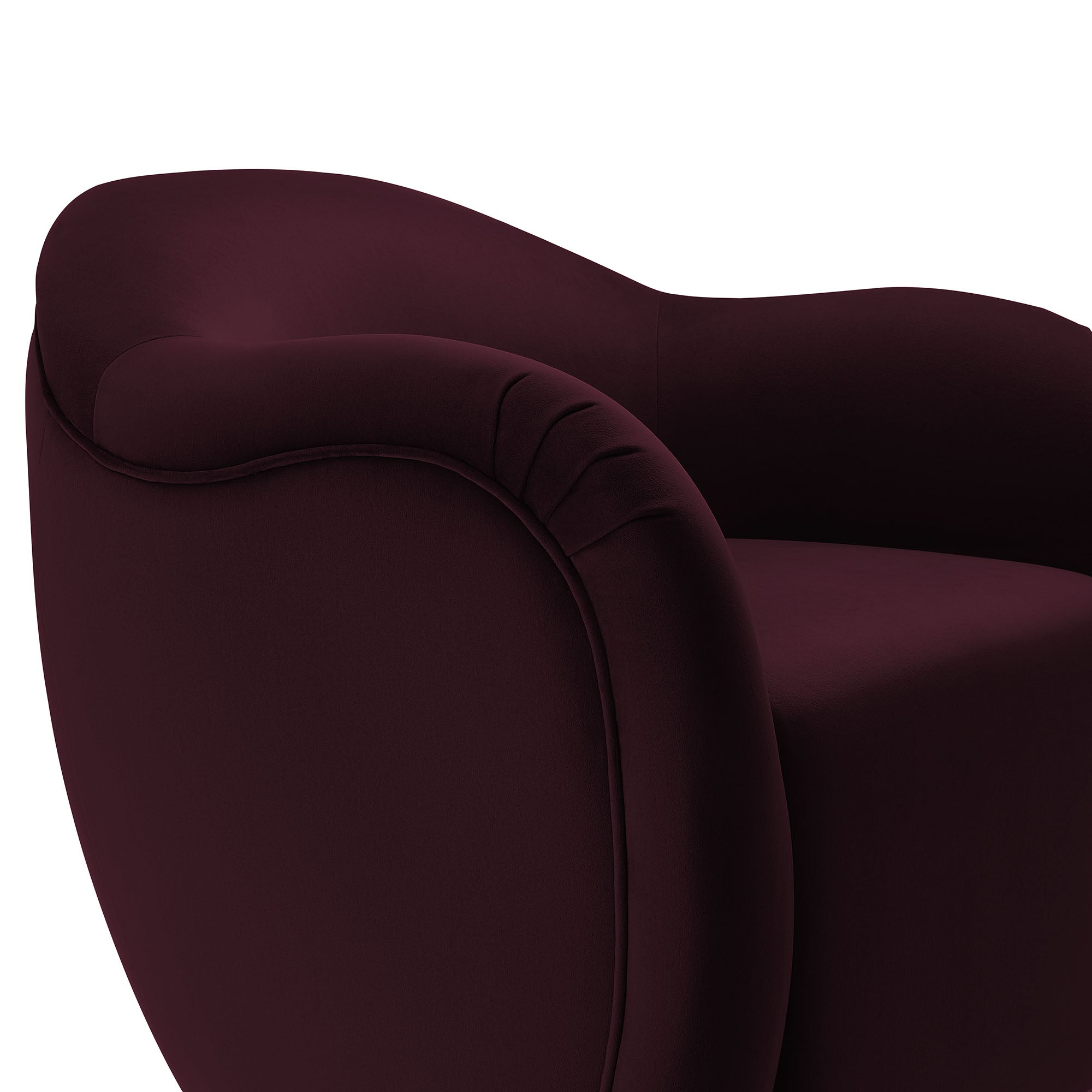 Modway Compose Performance Velvet Swivel Armchair