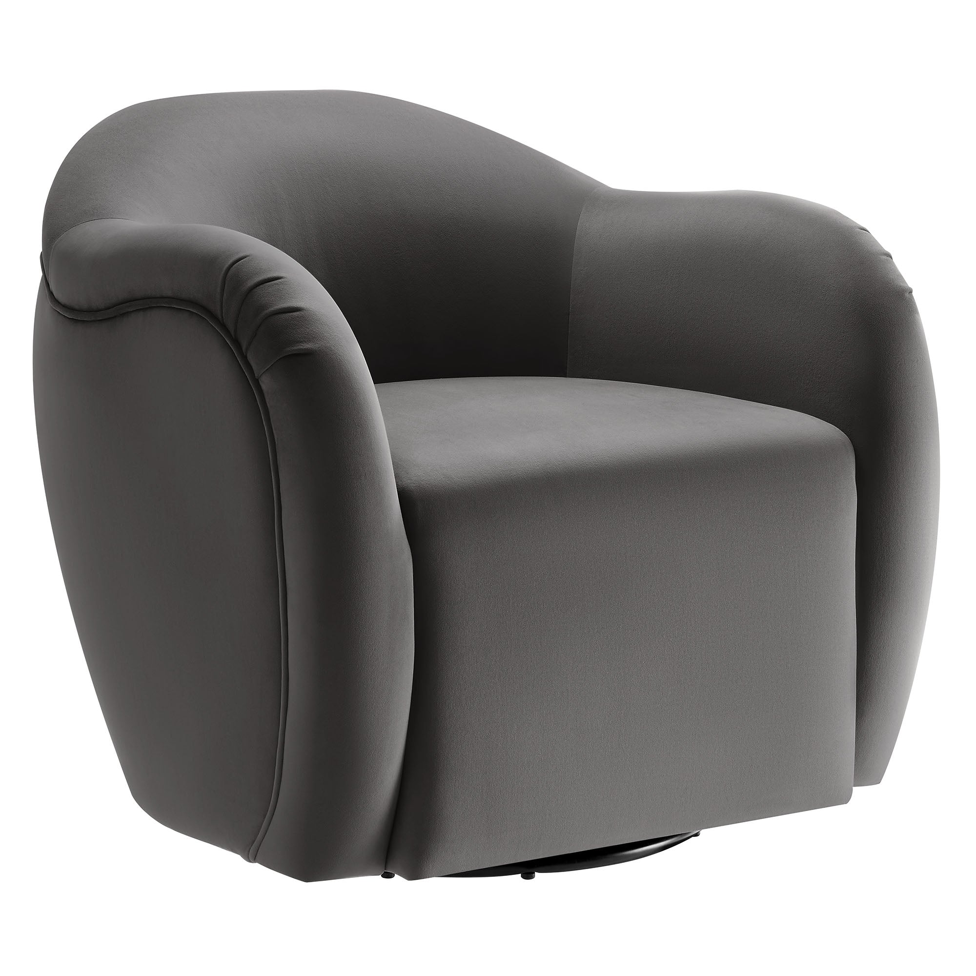 Modway Compose Performance Velvet Swivel Armchair