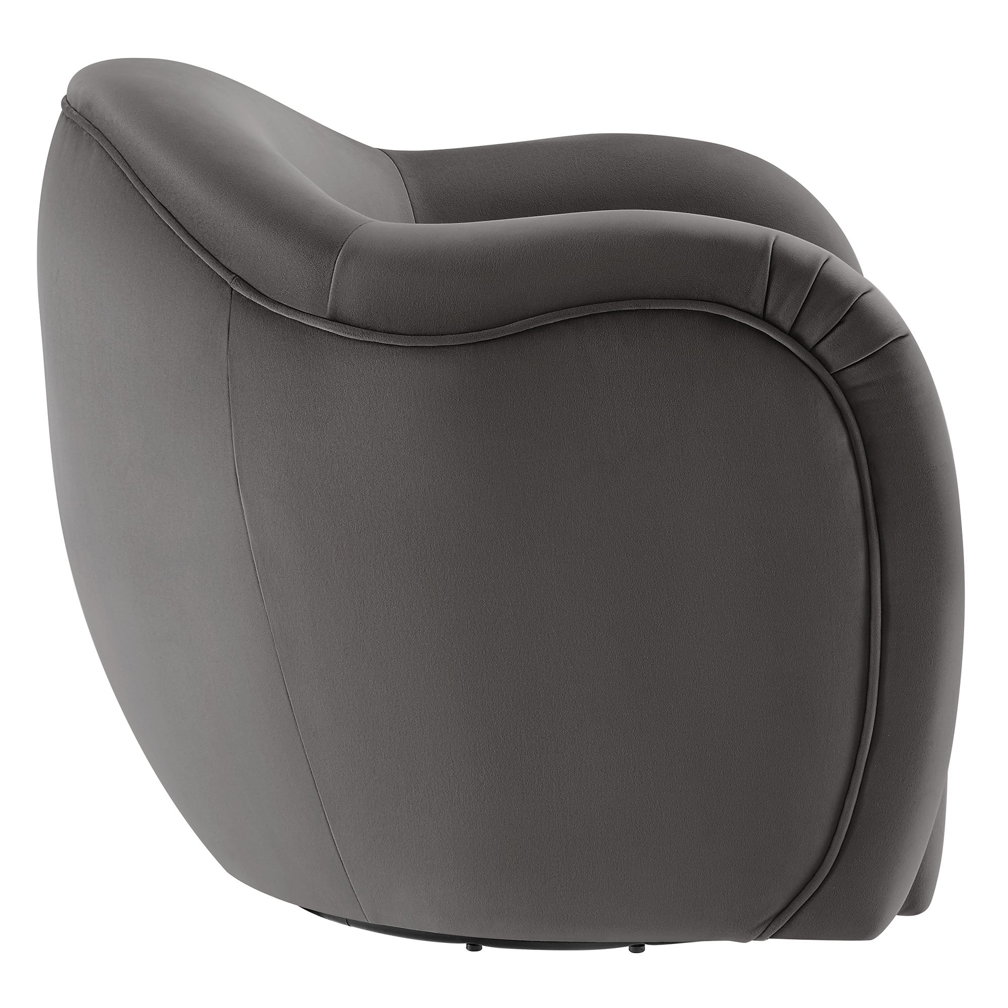 Modway Compose Performance Velvet Swivel Armchair