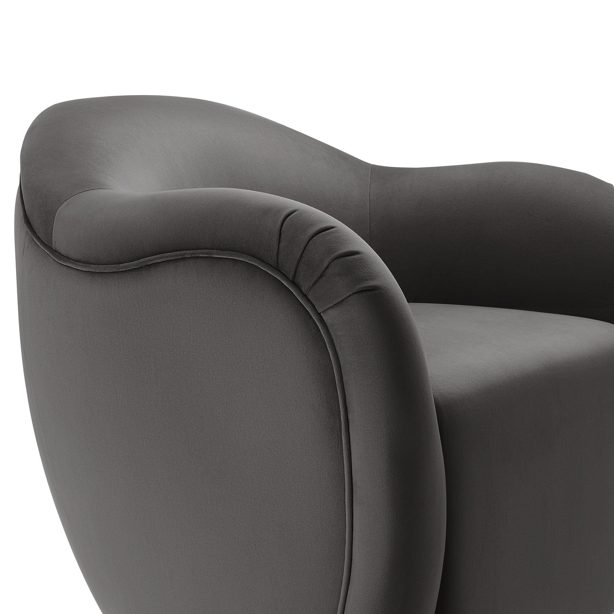 Modway Compose Performance Velvet Swivel Armchair