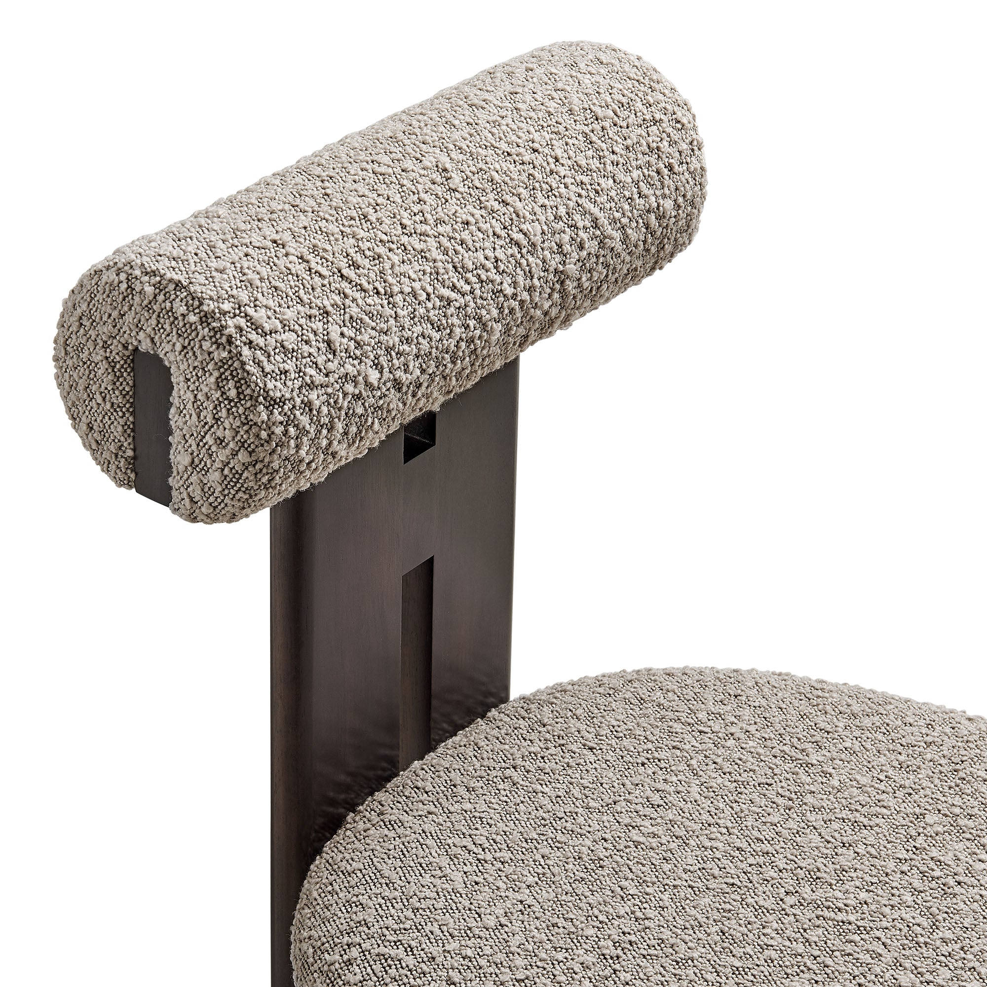 Modway Torian Boucle Fabric Dining Chair Set of 2