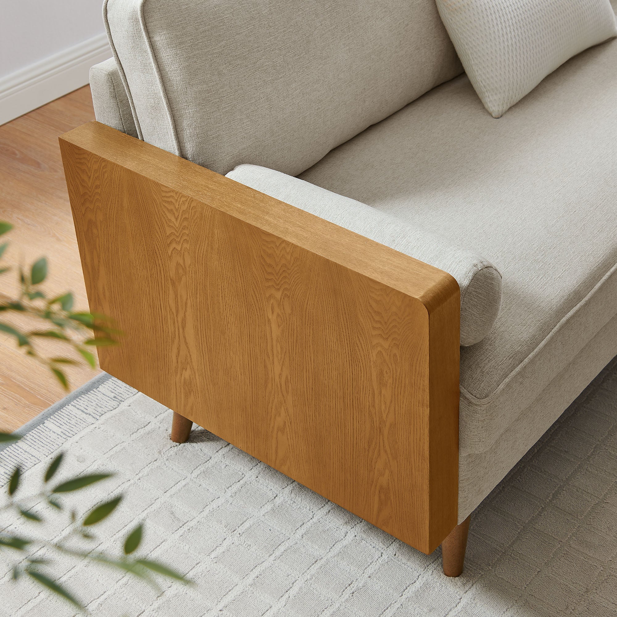Modway Kellan Heathered Fabric Upholstered Sofa