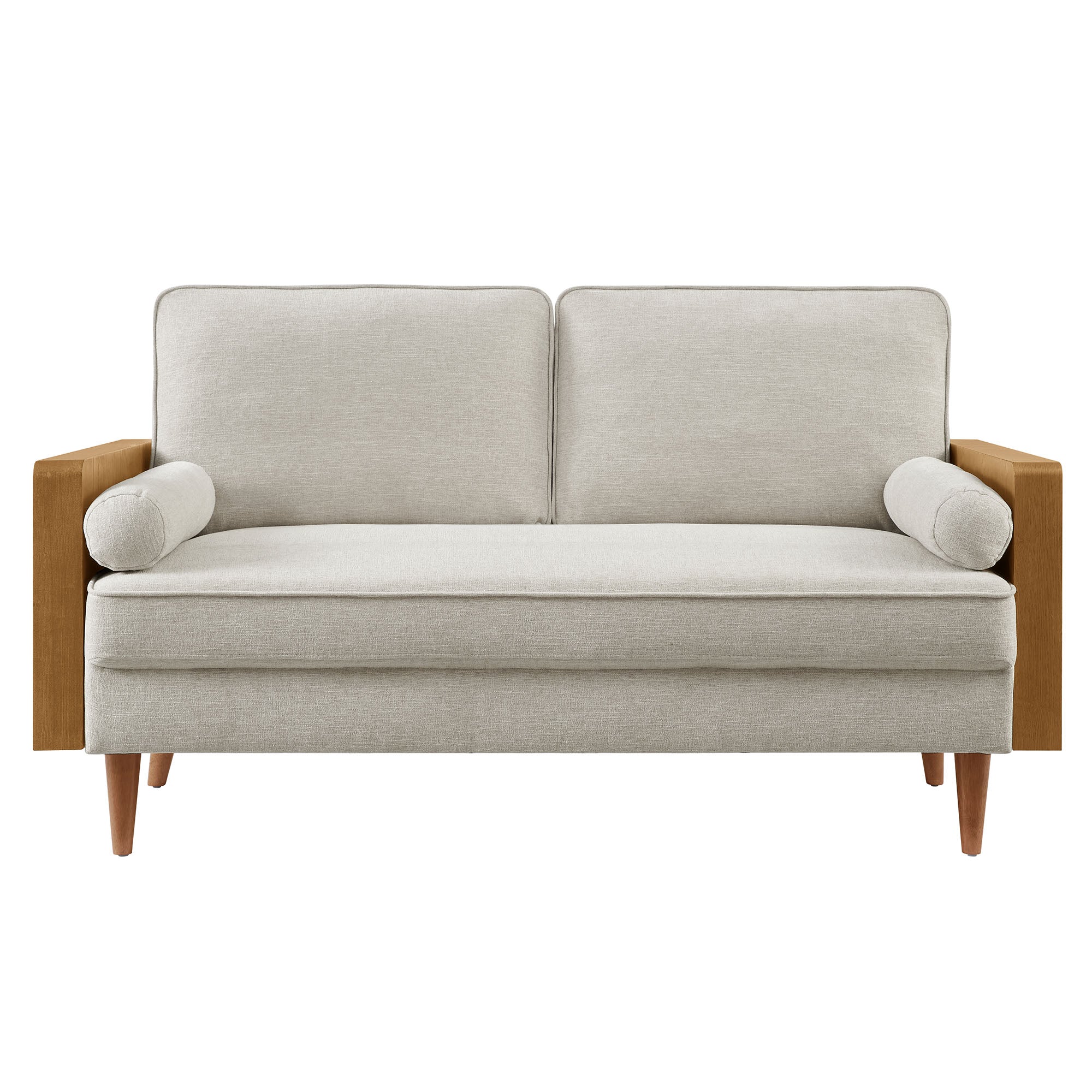 Modway Kellan Heathered Weave Fabric Loveseat